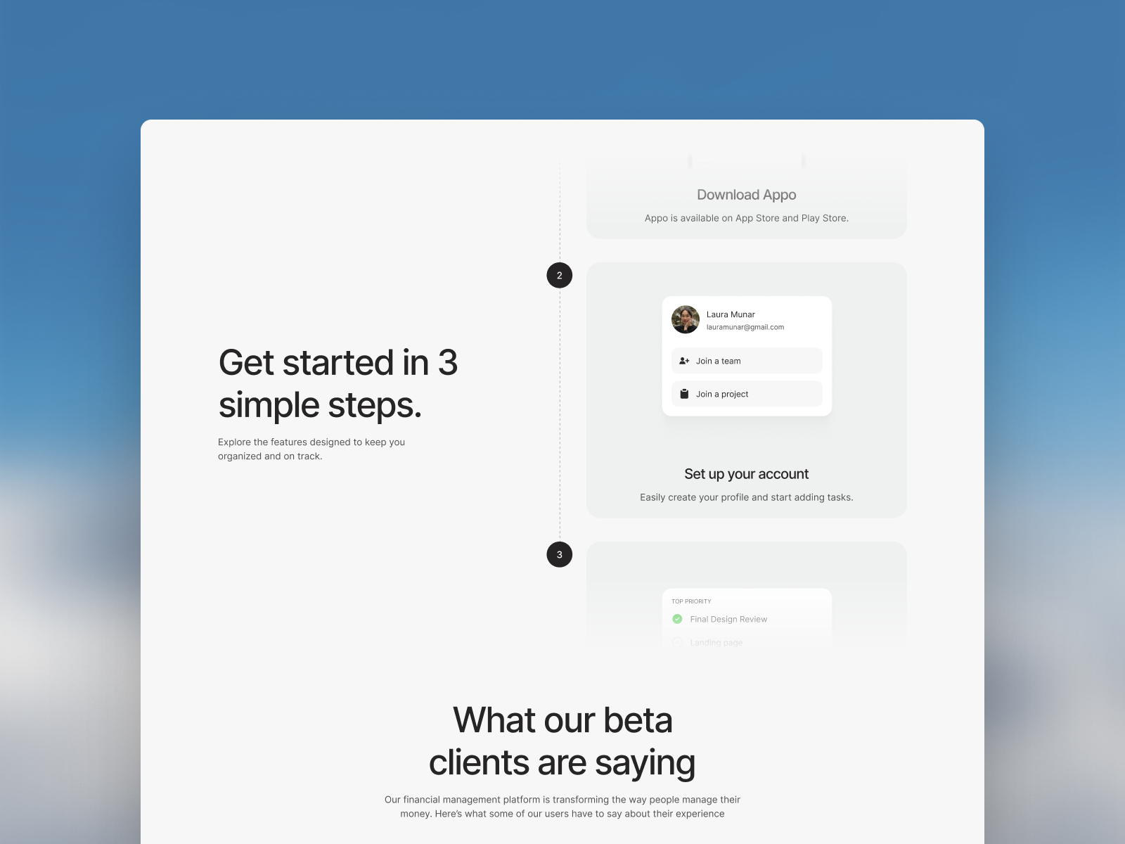 极简现代落地页设计案例，SaaS、落地页 Framer 网站模板详情图 4