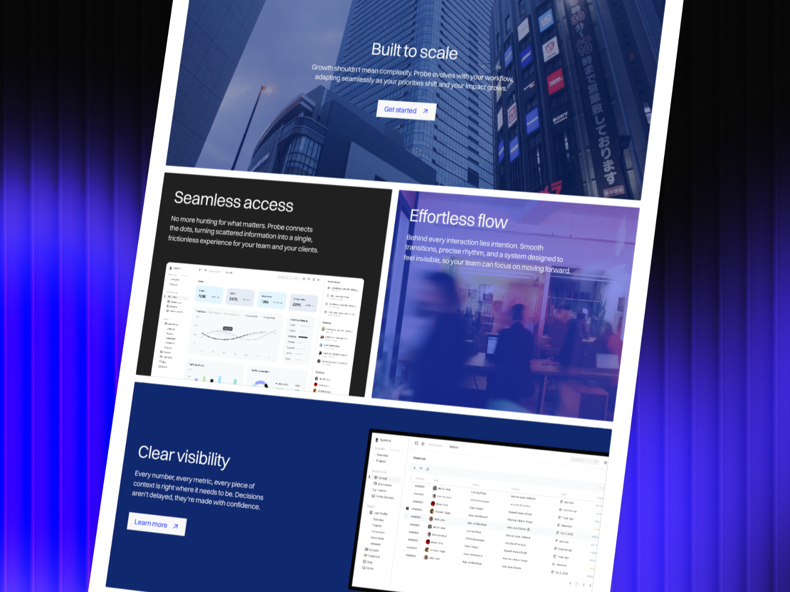 极简专业 SaaS 产品官网设计灵感，人工智能、SaaS Framer 网站模板详情图 2