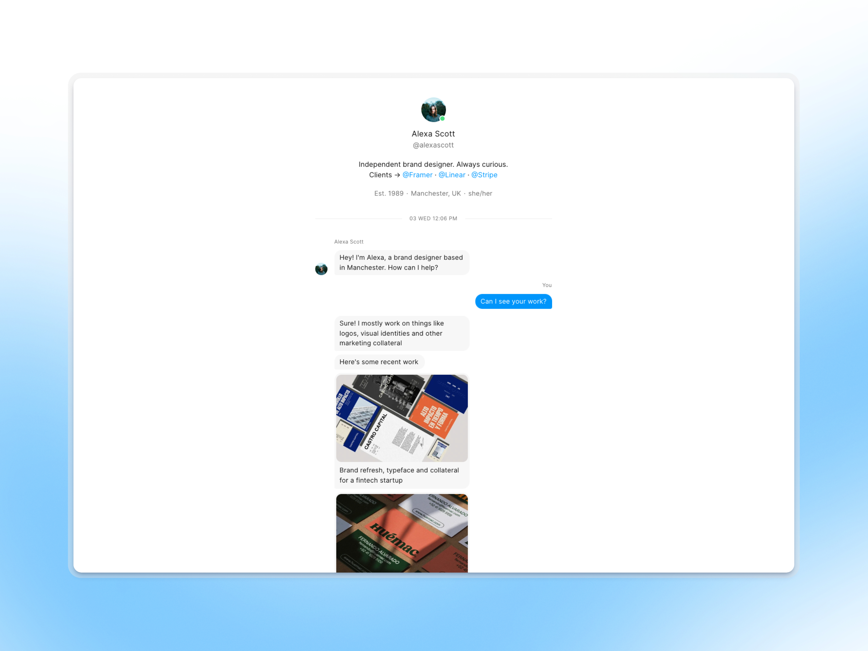 极简动效创意机构官网设计灵感，设计工作室、作品集 Framer 网站模板详情图 4