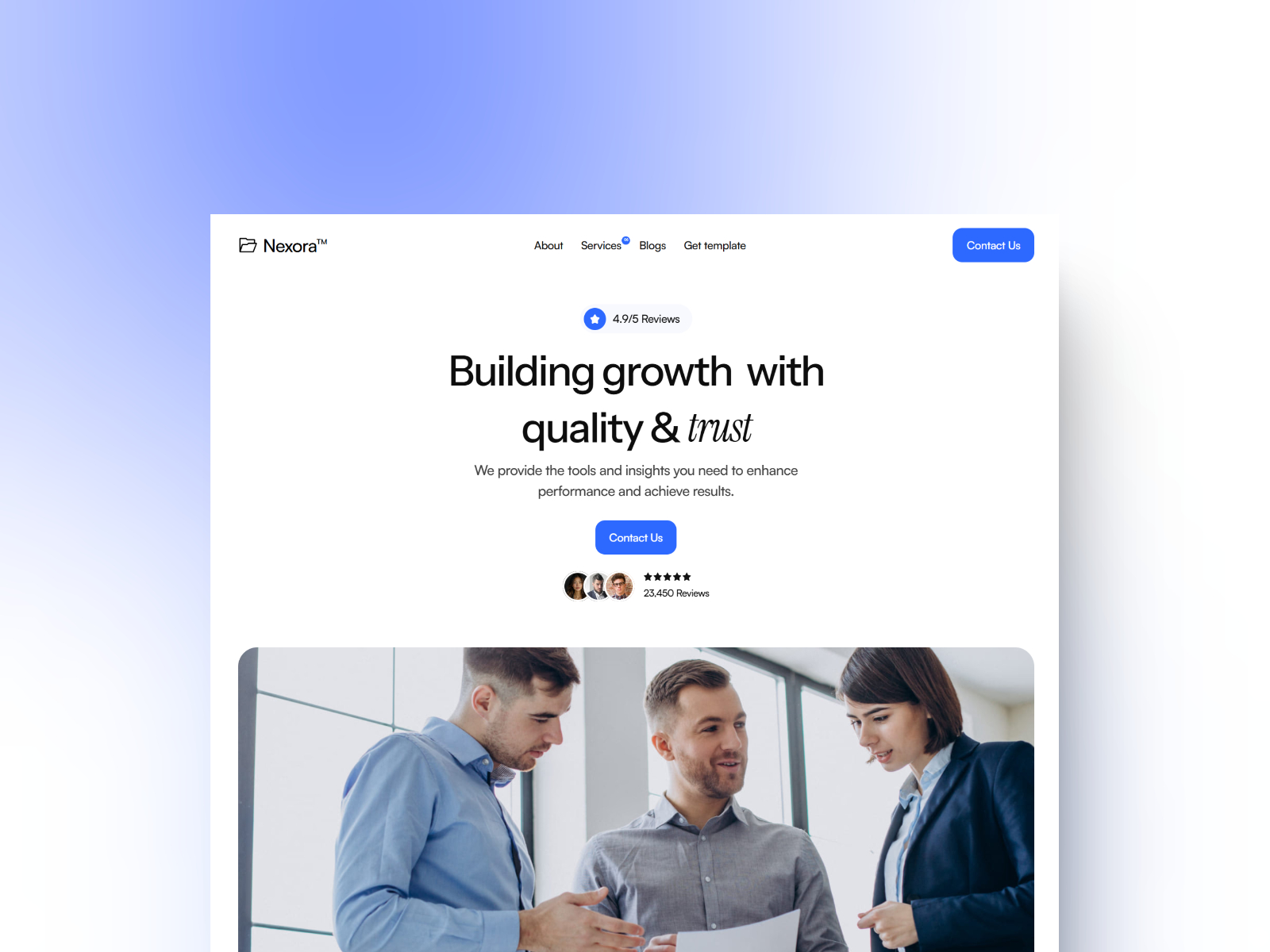 创意机构官网设计灵感，博客内容、设计工作室 Framer 网站模板详情图 1