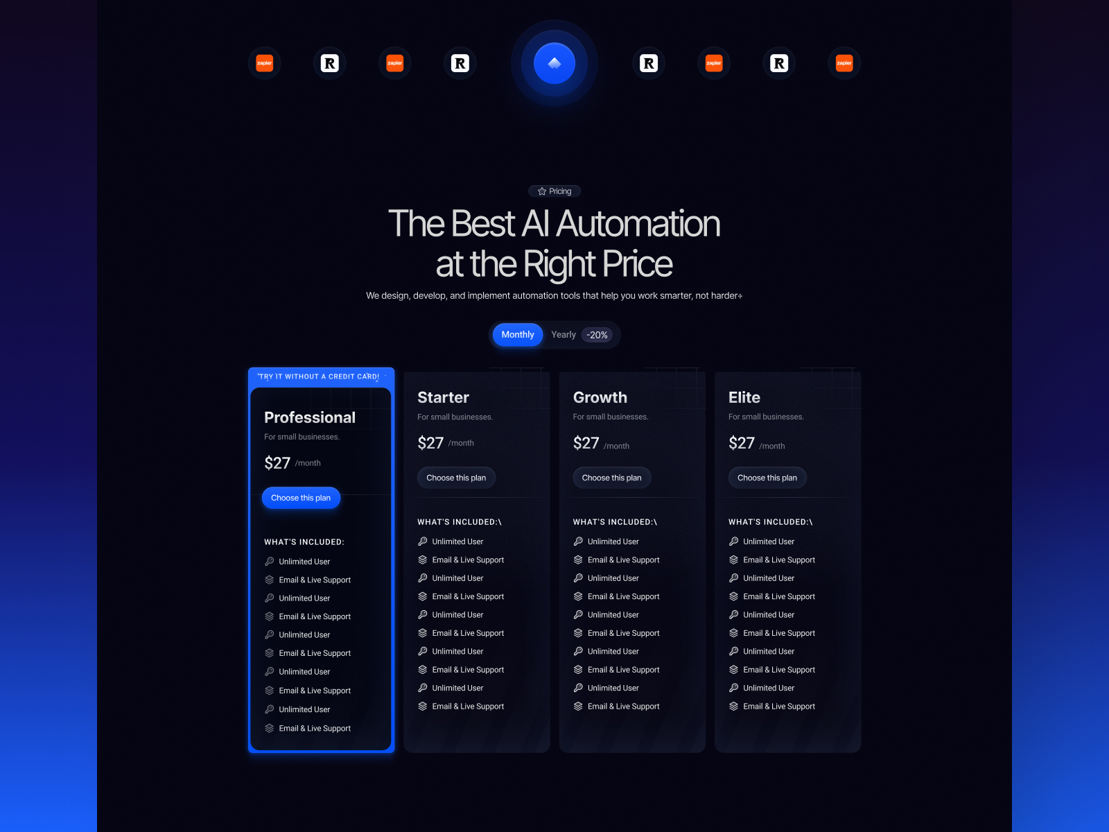 高级暗黑现代 AI 机构落地页设计灵感，Web3、人工智能 Framer 网站模板详情图 3