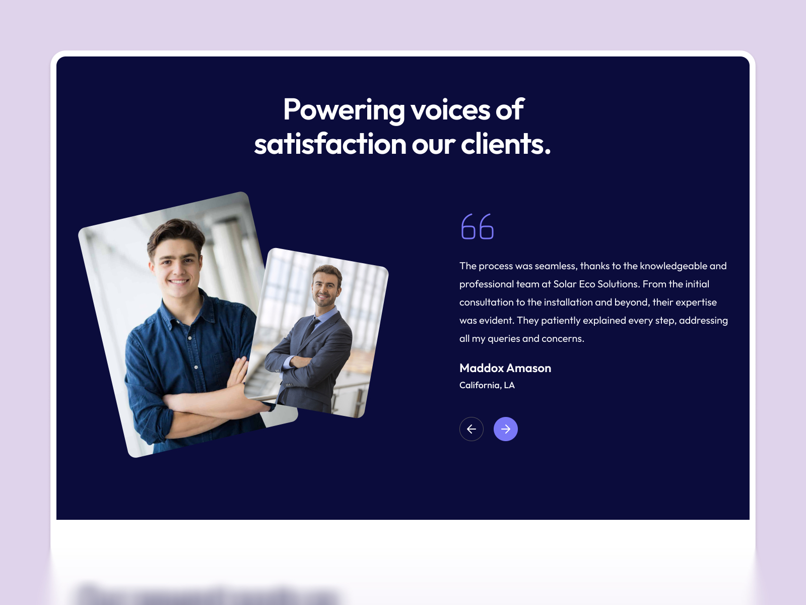 极简渐变企业服务官网设计灵感，SaaS、企业官网 Framer 网站模板详情图 3