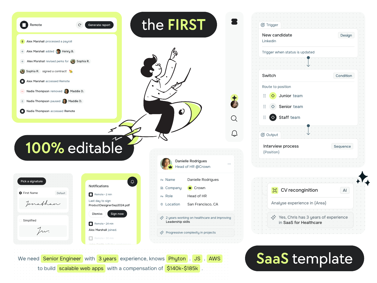 极简现代网站设计灵感，SaaS Framer 网站模板详情图 3