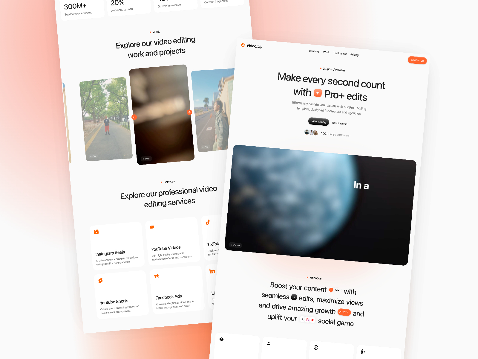 现代创意机构官网设计灵感，博客内容、设计工作室 Framer 网站模板详情图 3
