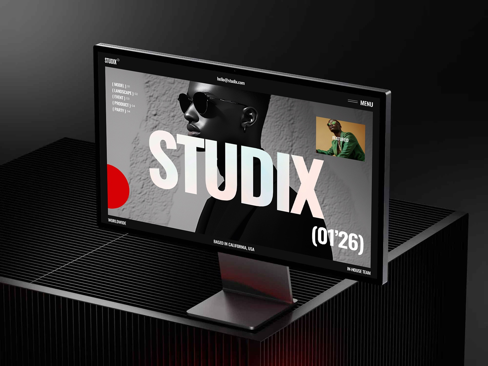 极简现代创意机构官网设计灵感，设计工作室、作品集 Framer 网站模板详情图 1
