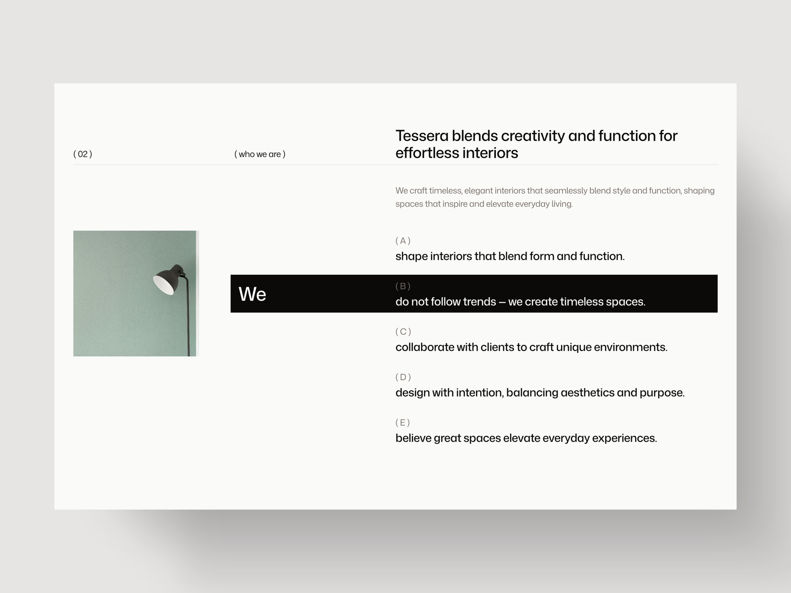 极简作品集网站设计灵感，房地产、建筑空间 Framer 网站模板详情图 2