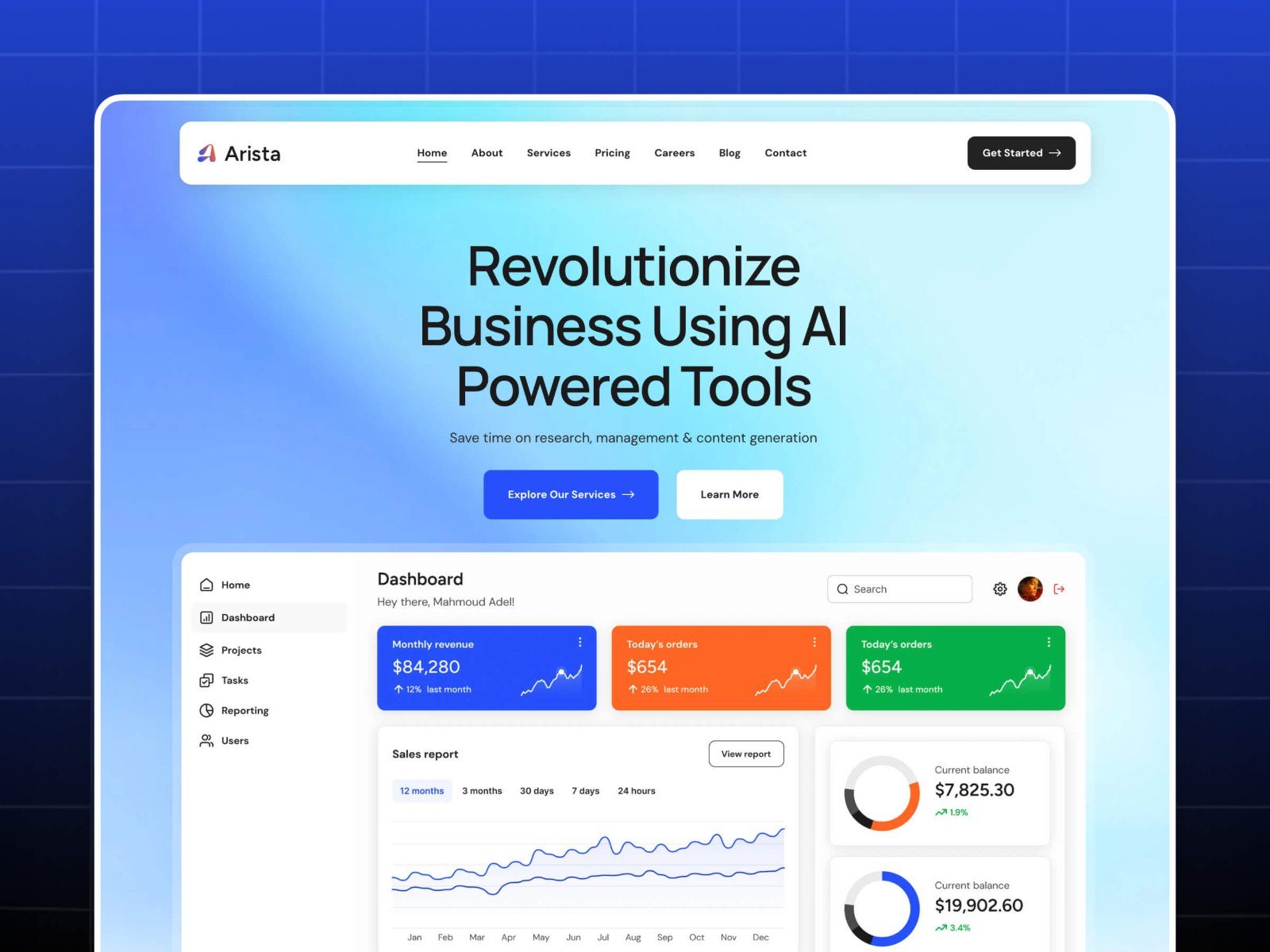 现代动效 AI 产品官网设计灵感，人工智能、SaaS Framer 网站模板详情图 1