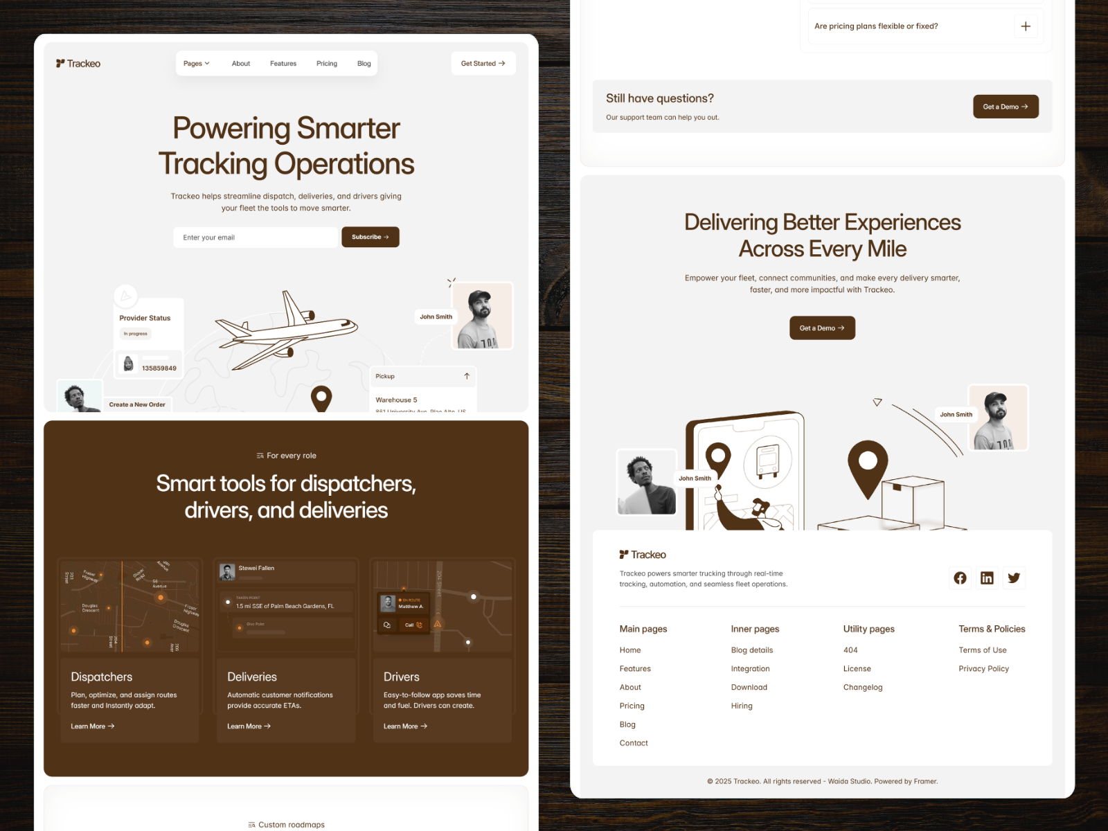 现代动效 SaaS 产品官网设计灵感，旅游酒店、SaaS Framer 网站模板详情图 3