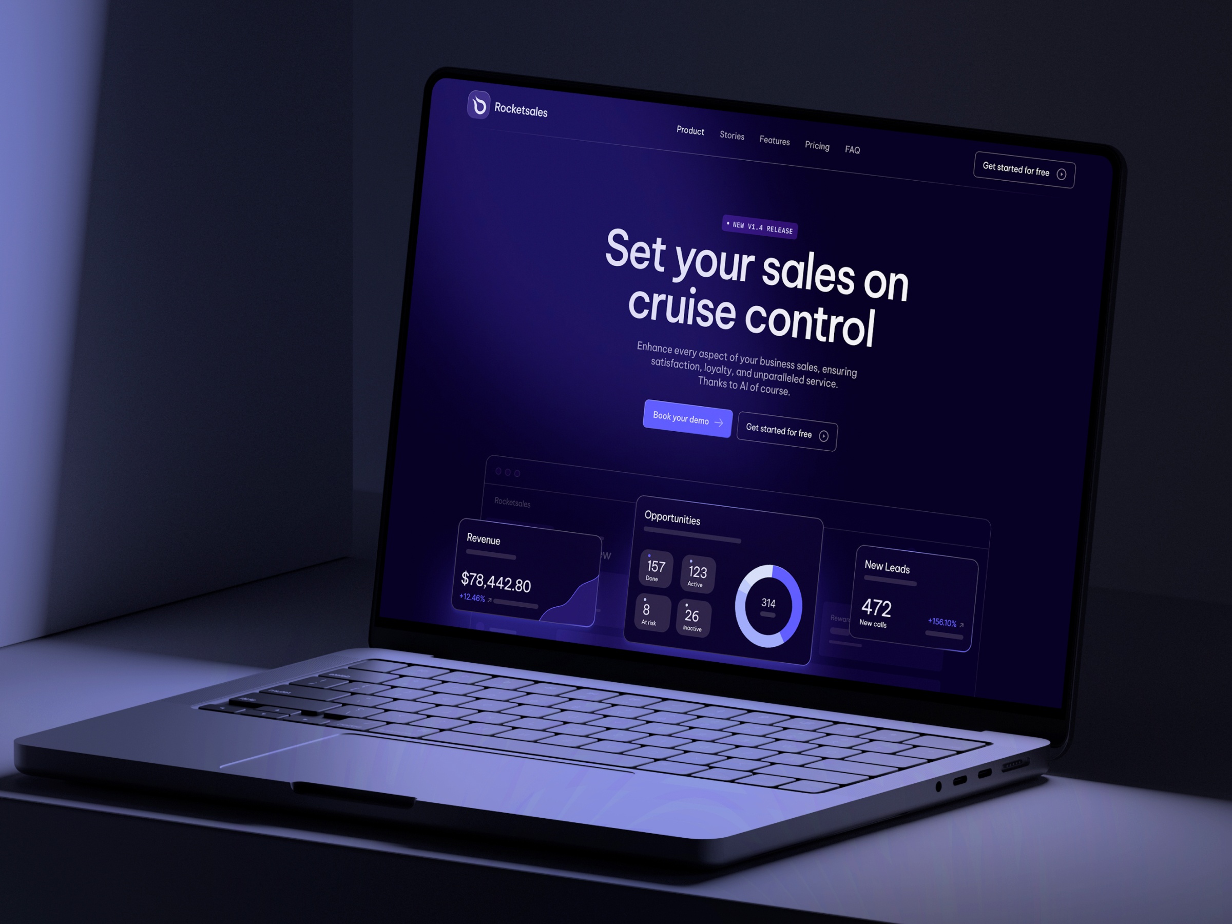 落地页设计案例，SaaS、企业官网 Framer 网站模板详情图 1