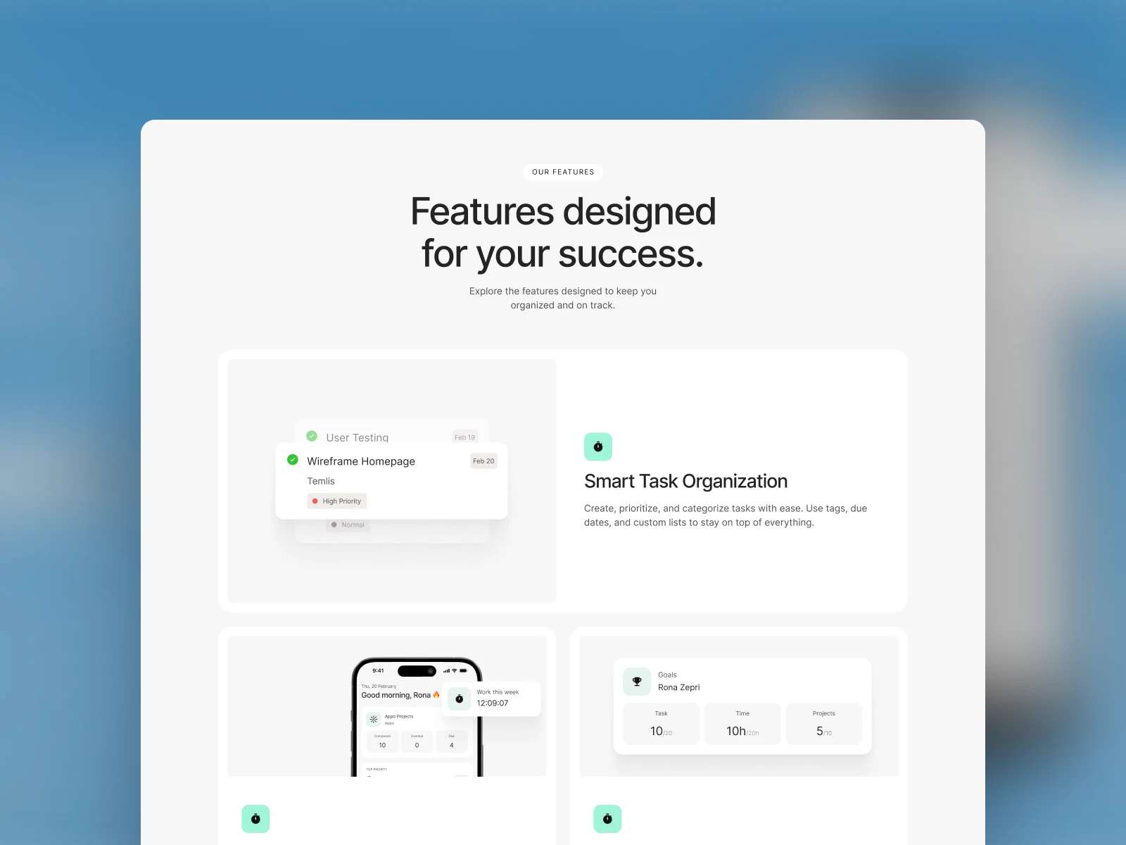 现代动效 SaaS 产品官网设计灵感，SaaS、落地页 Framer 网站模板详情图 2