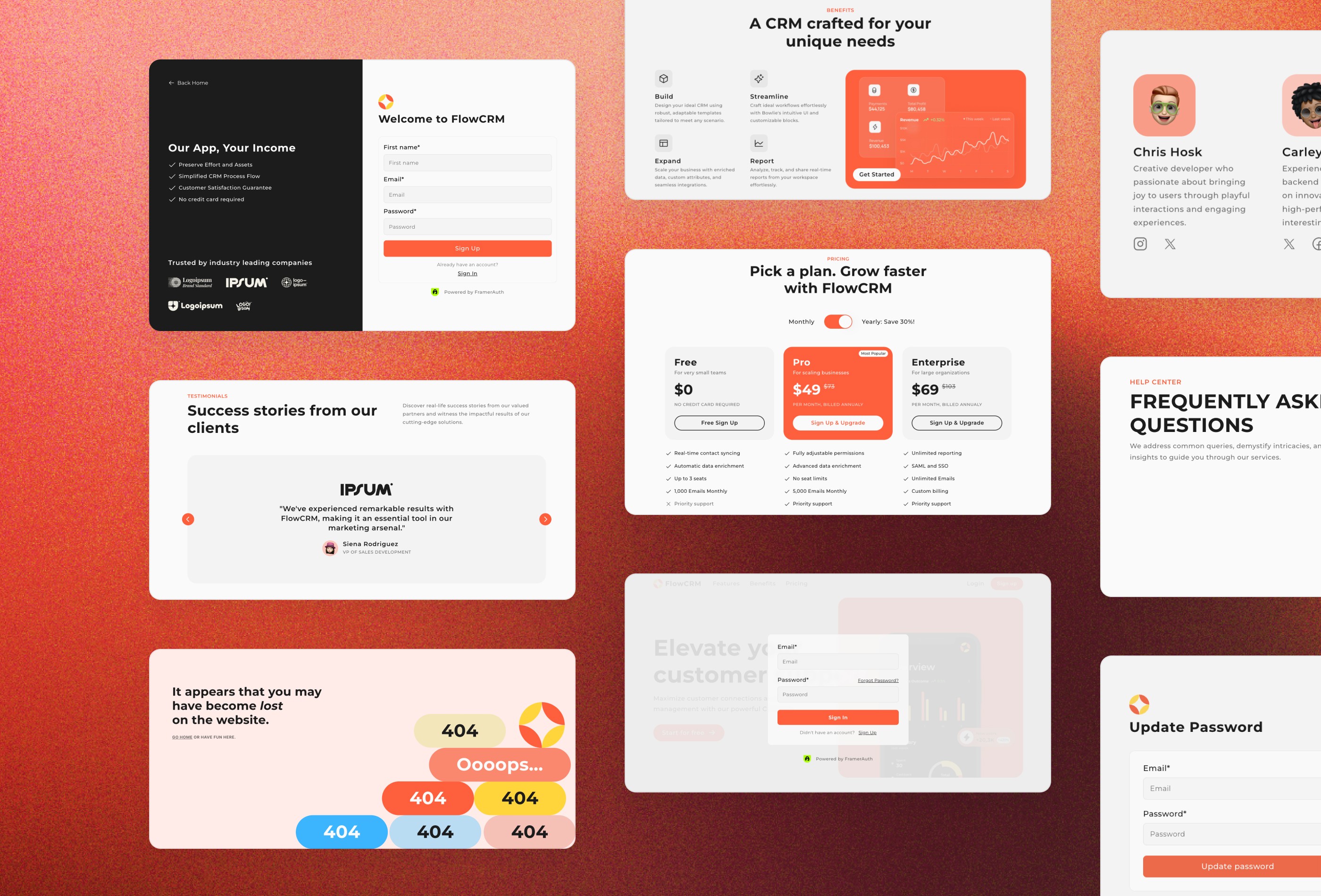 SaaS 产品官网设计灵感，人工智能、SaaS Framer 网站模板详情图 4