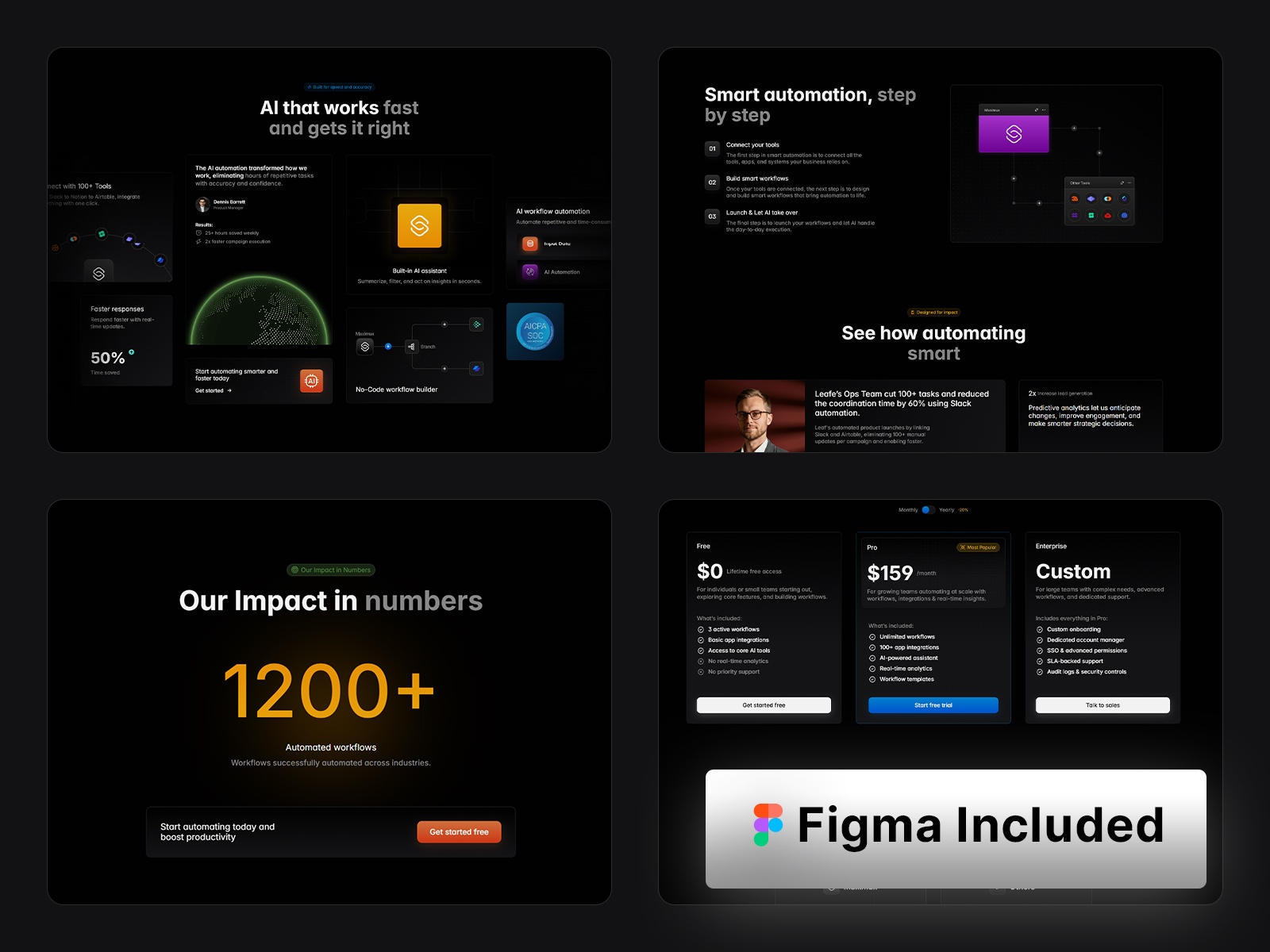 现代动效 AI 产品官网设计灵感，人工智能、教育培训 Framer 网站模板详情图 2
