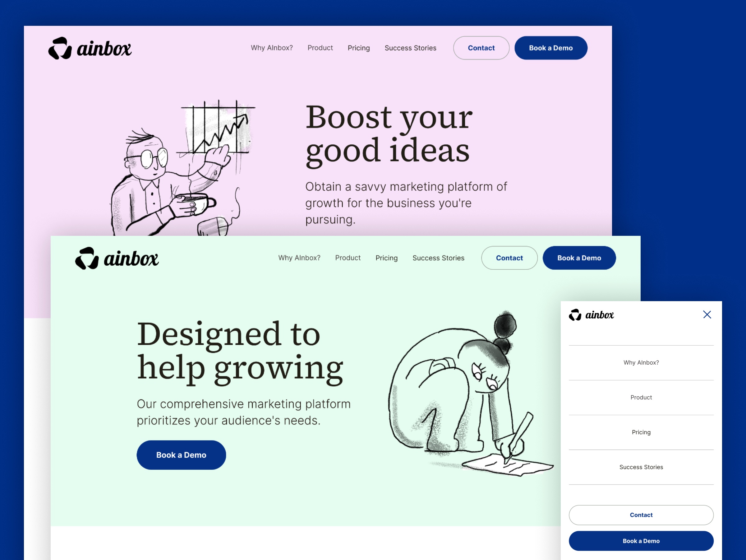AI 产品官网设计灵感，人工智能、SaaS Framer 网站模板详情图 1