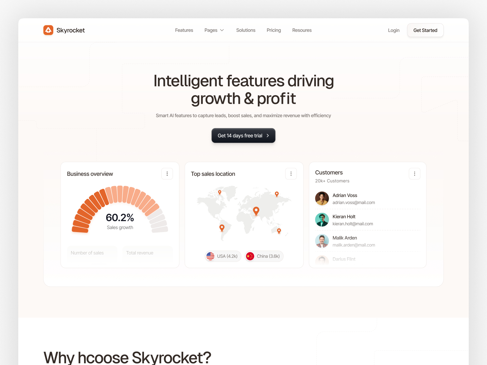 现代专业 AI 产品官网设计灵感，人工智能、SaaS Framer 网站模板详情图 3