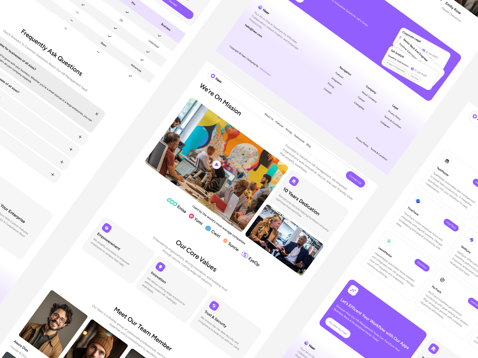 SaaS 产品官网设计灵感，SaaS Framer 网站模板详情图 3