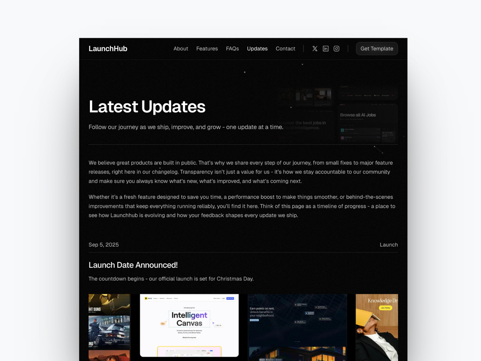 高级暗黑黑白极简落地页设计案例，SaaS、落地页 Framer 网站模板详情图 4