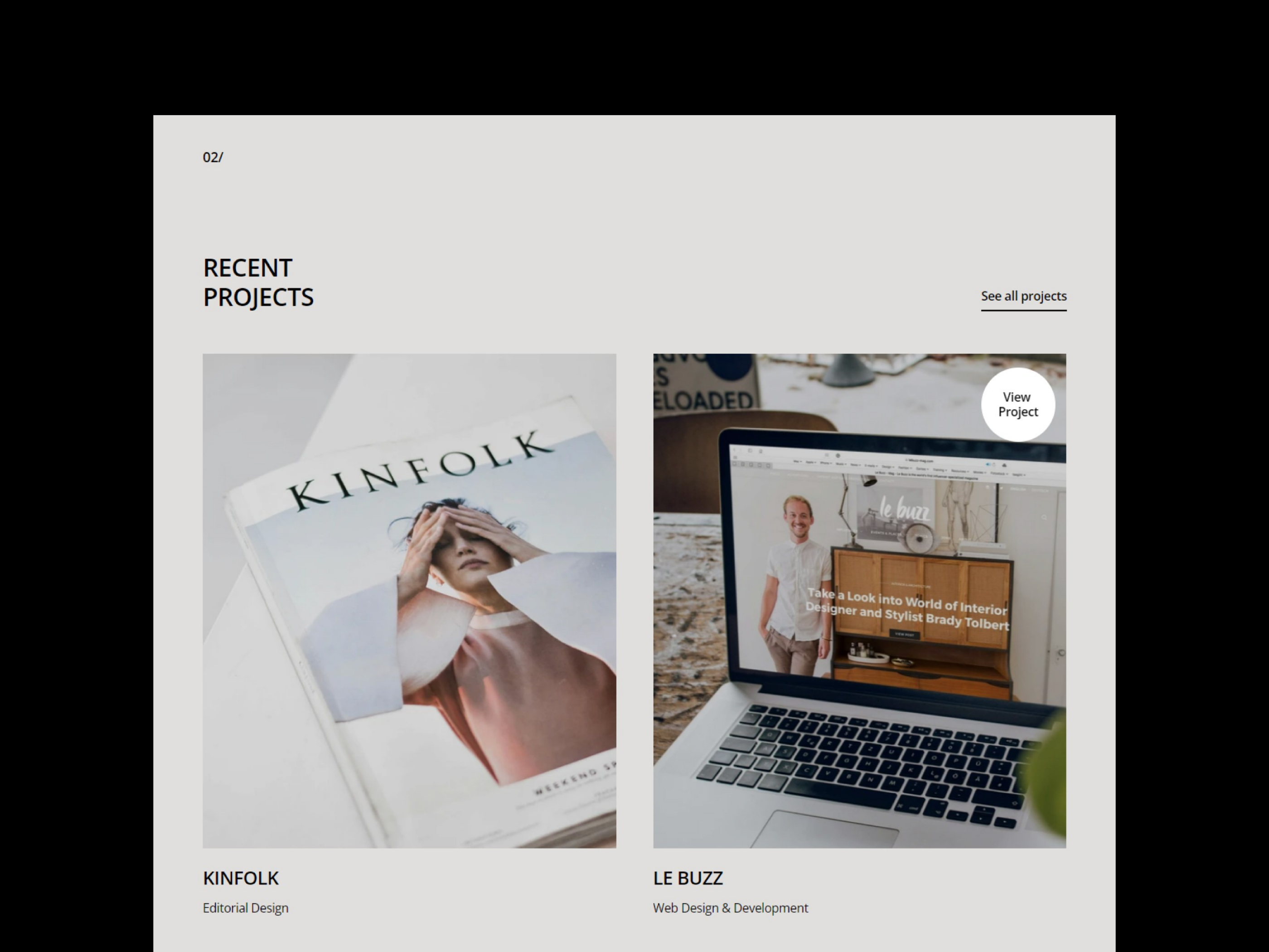 创意机构官网设计灵感，博客内容、设计工作室 Framer 网站模板详情图 3