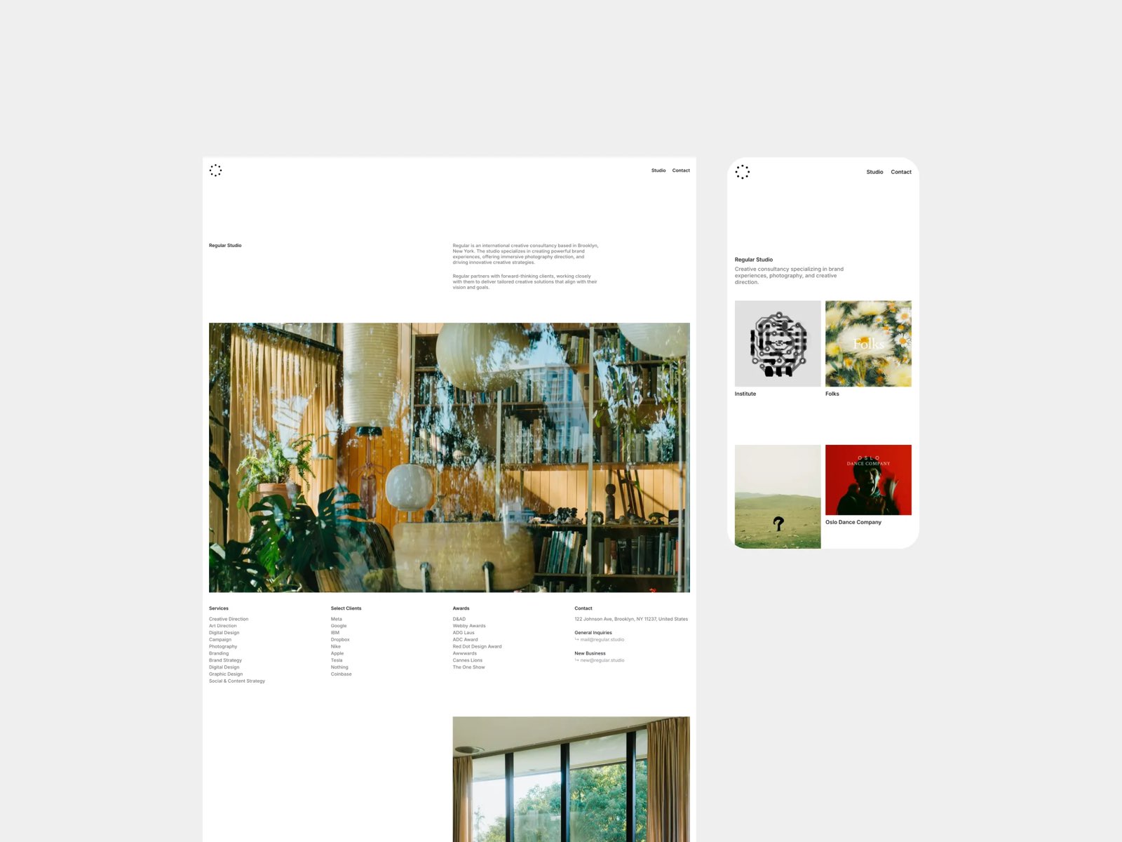 作品集网站设计灵感，作品集 Framer 网站模板详情图 4