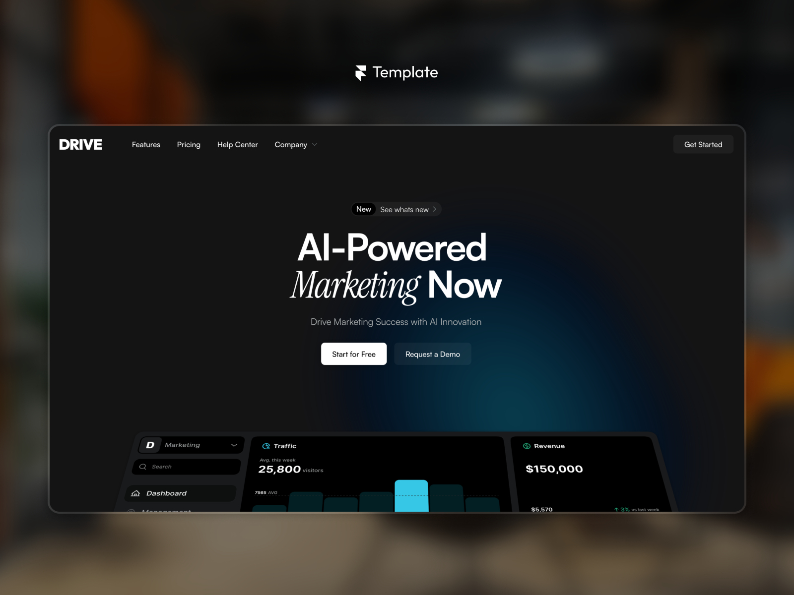 现代专业 AI 产品官网设计灵感，人工智能、金融科技 Framer 网站模板详情图 1