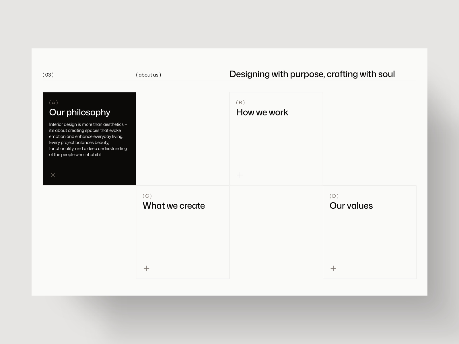 极简作品集网站设计灵感，房地产、建筑空间 Framer 网站模板详情图 3