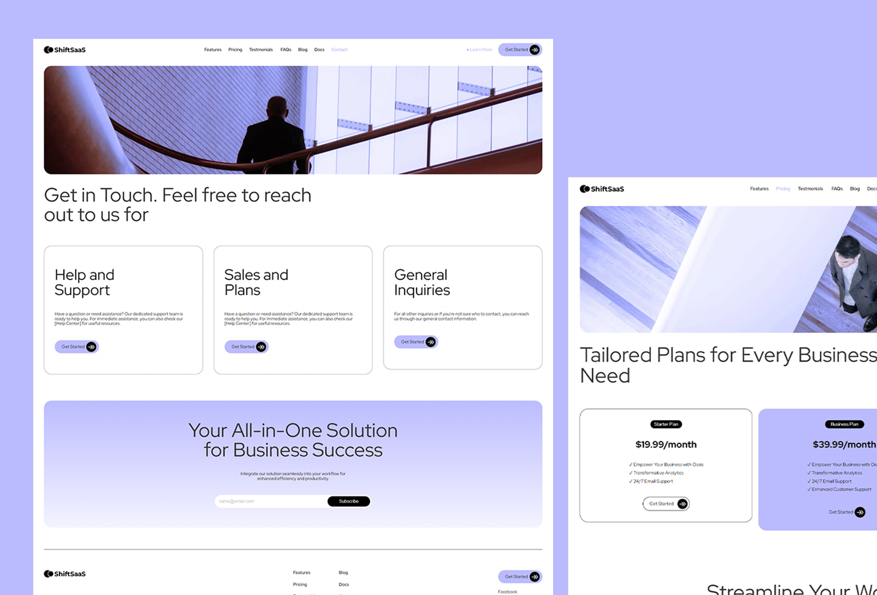 SaaS 产品官网设计灵感，SaaS、企业官网 Framer 网站模板详情图 4