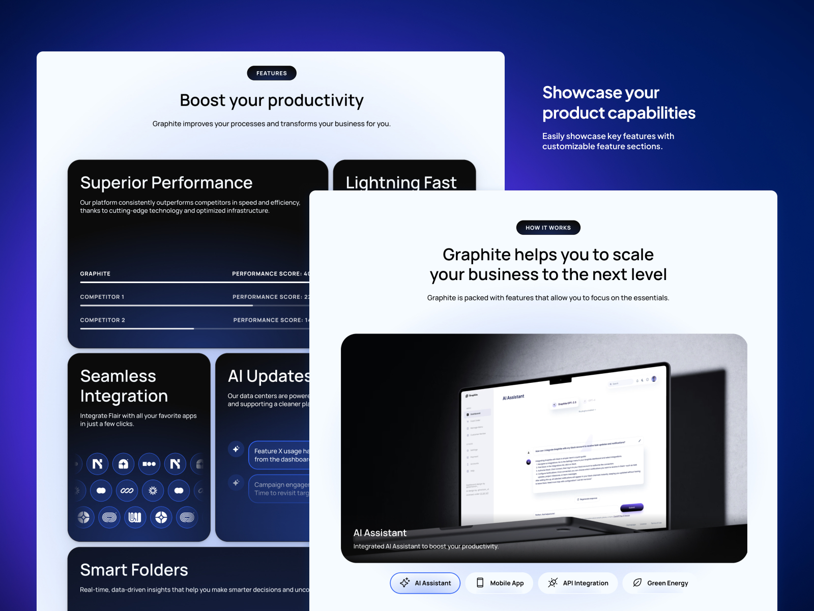 现代专业 Web3 项目官网设计灵感，Web3、人工智能 Framer 网站模板详情图 2
