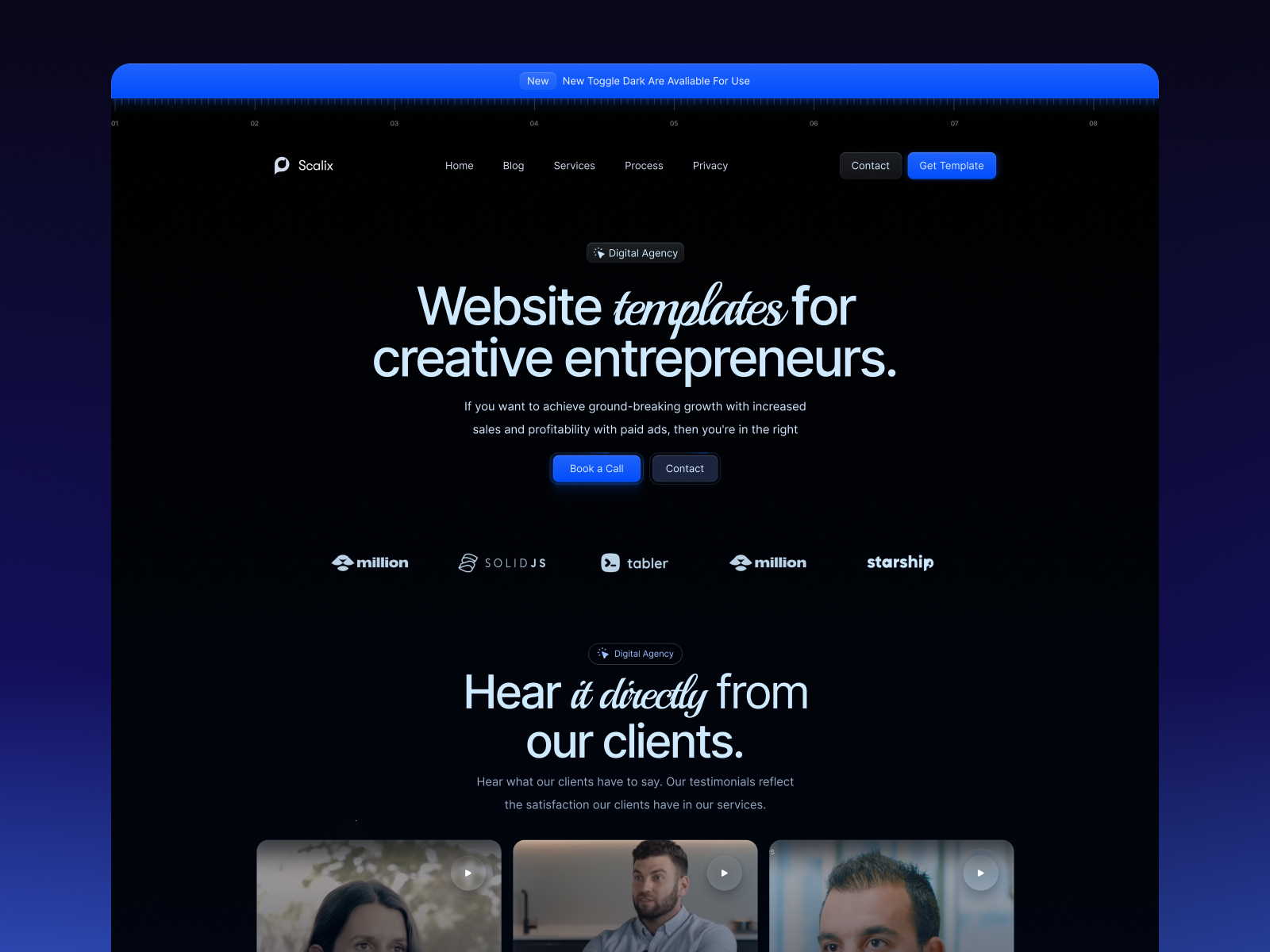 高级暗黑黑白极简 AI 机构落地页设计灵感，人工智能、SaaS Framer 网站模板详情图 1