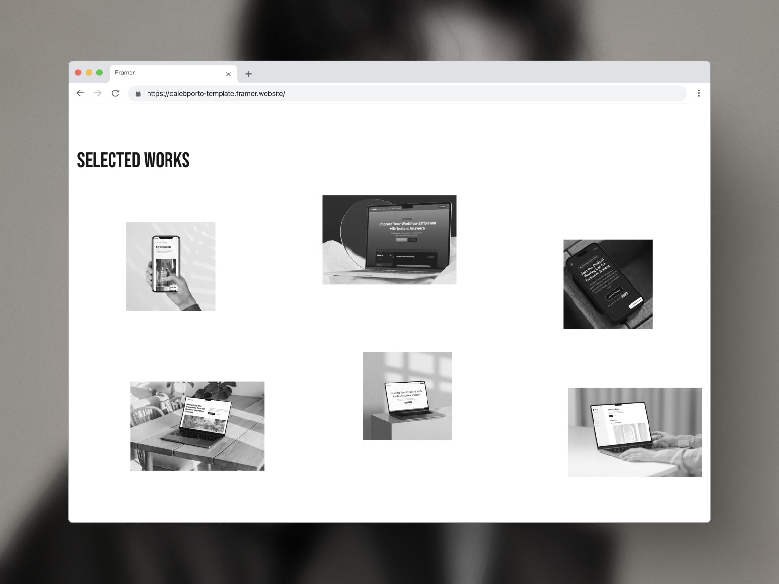 现代排版感创意机构官网设计灵感，设计工作室、作品集 Framer 网站模板详情图 2
