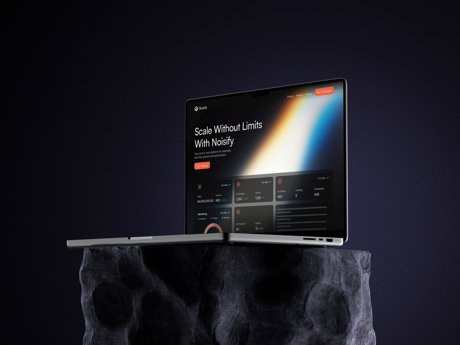 Web3 项目官网设计灵感，Web3、SaaS Framer 网站模板详情图 1
