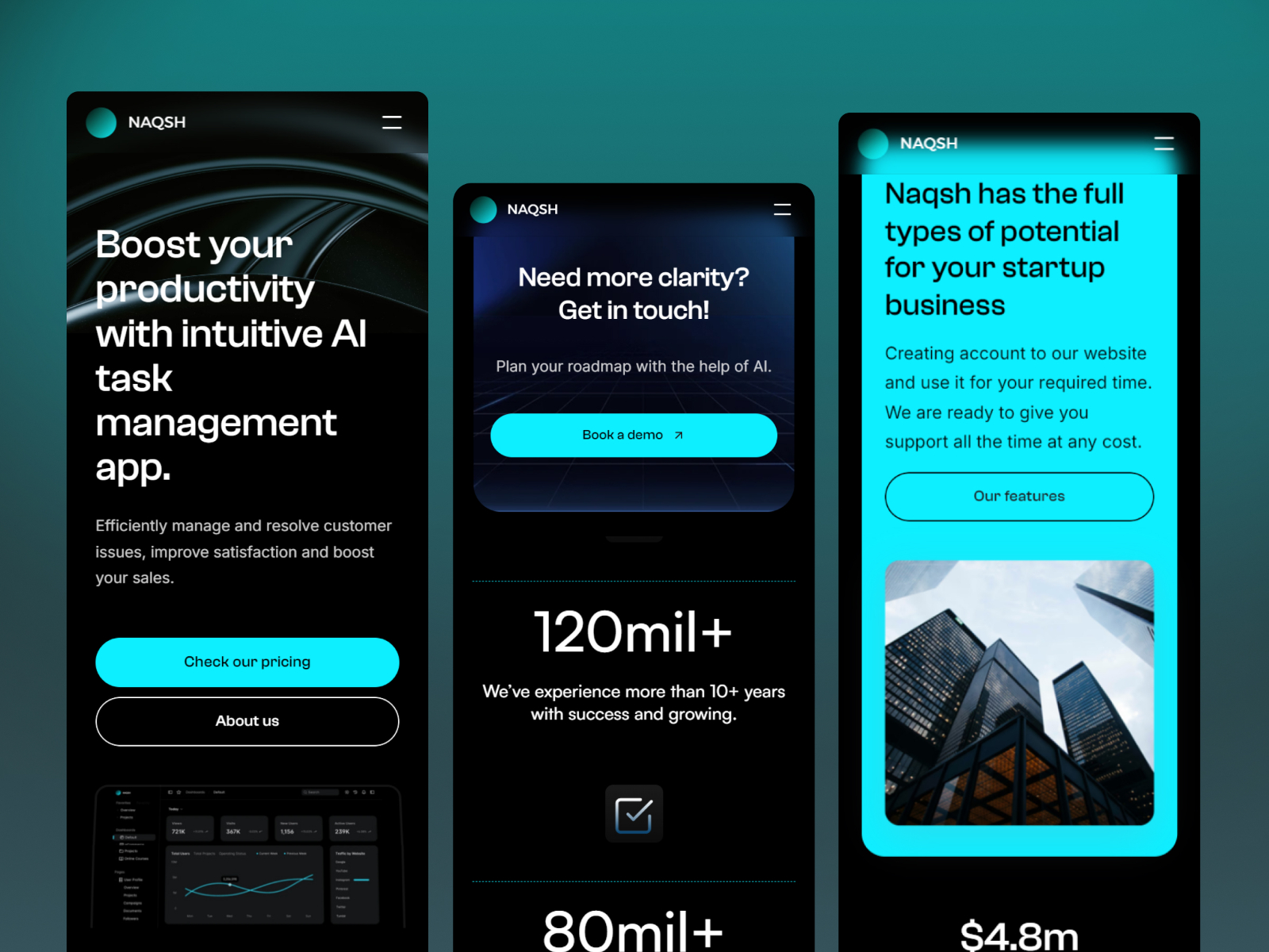现代动效 SaaS 产品官网设计灵感，SaaS、落地页 Framer 网站模板详情图 3