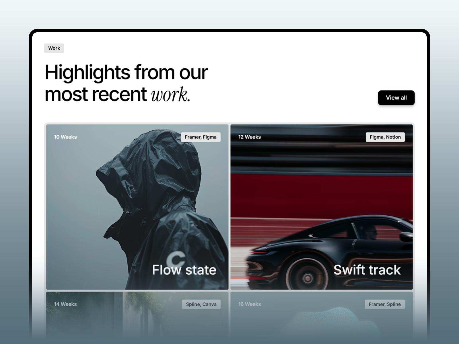 现代动效个人品牌网站设计灵感，SaaS、作品集 Framer 网站模板详情图 3
