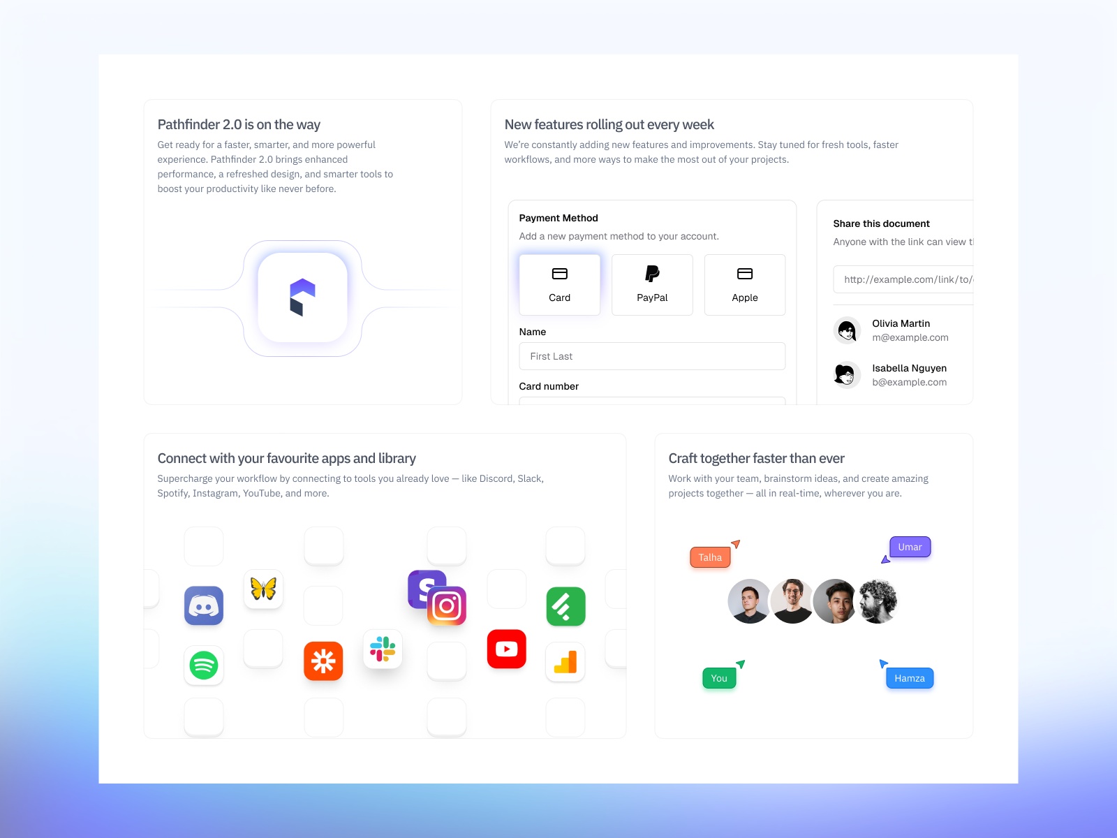 现代专业 SaaS 产品官网设计灵感，电商、SaaS Framer 网站模板详情图 3