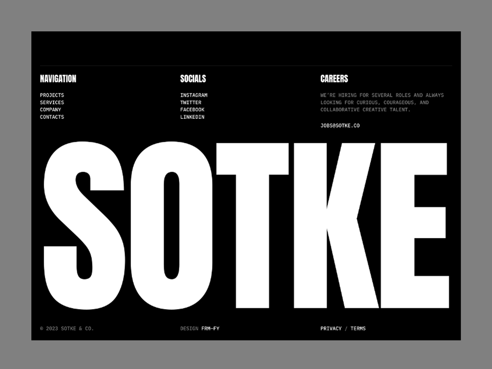 极简现代创意机构官网设计灵感，设计工作室、作品集 Framer 网站模板详情图 4