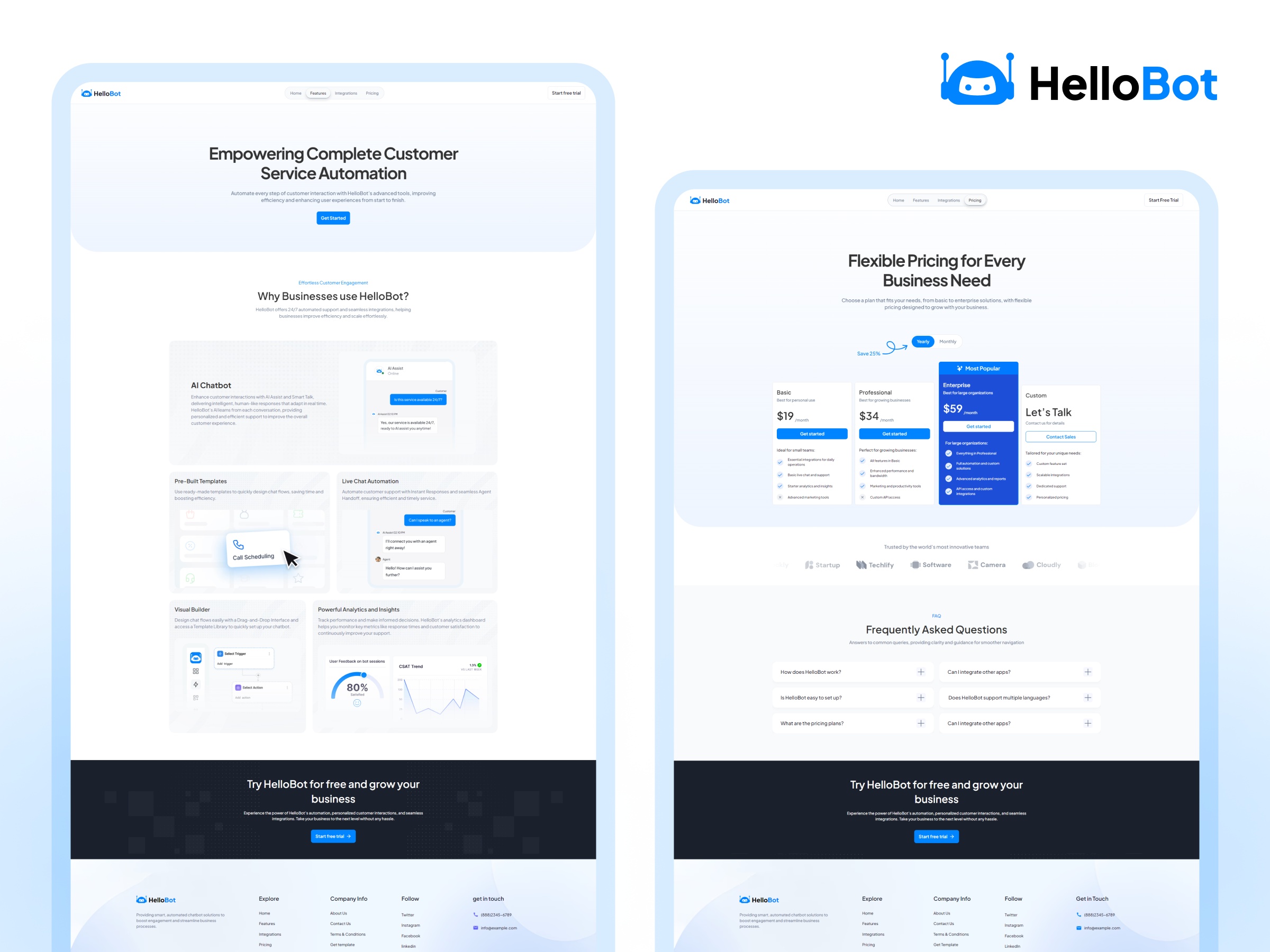 SaaS 产品官网设计灵感，SaaS、企业官网 Framer 网站模板详情图 4