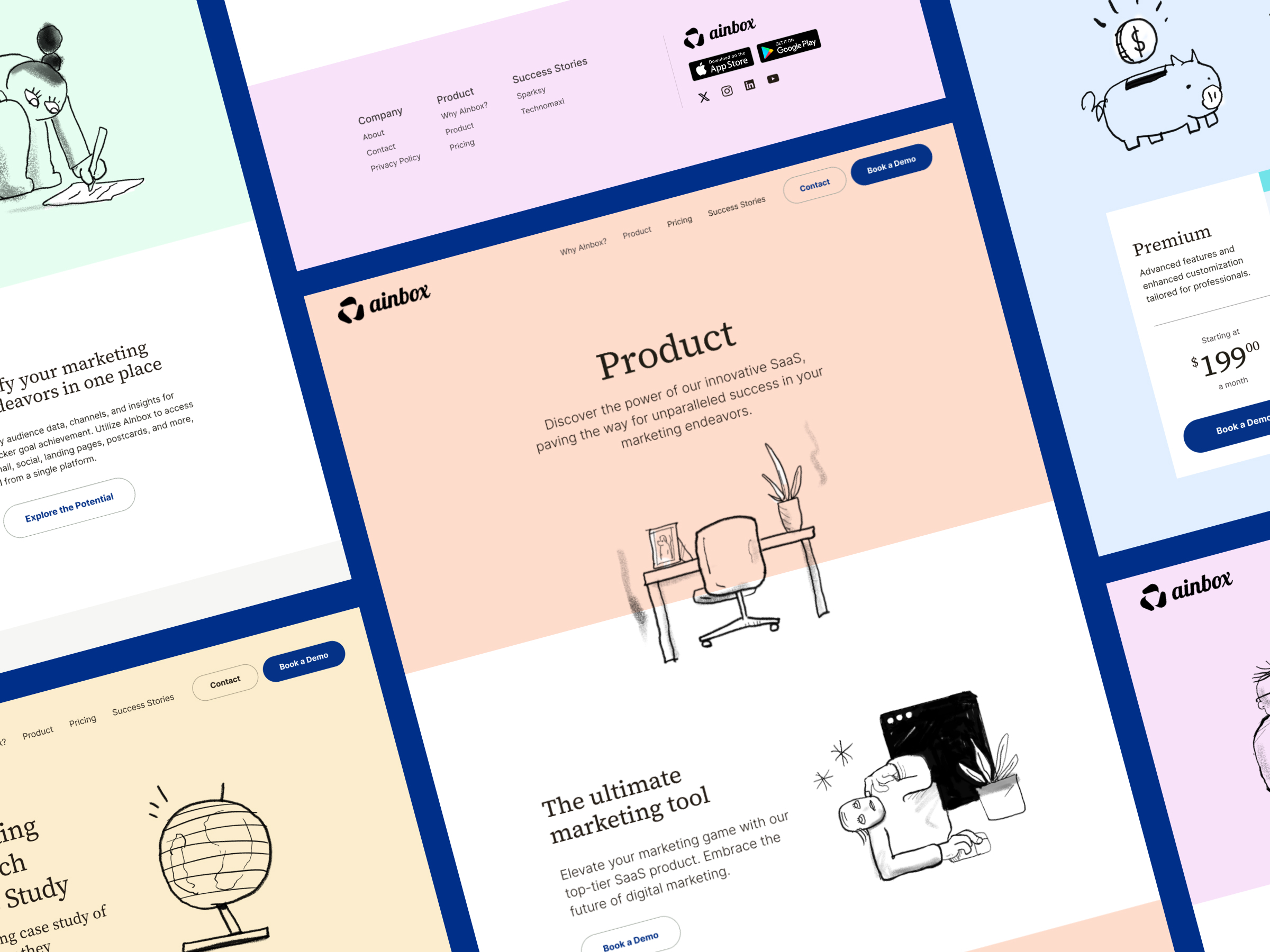 AI 产品官网设计灵感，人工智能、SaaS Framer 网站模板详情图 3