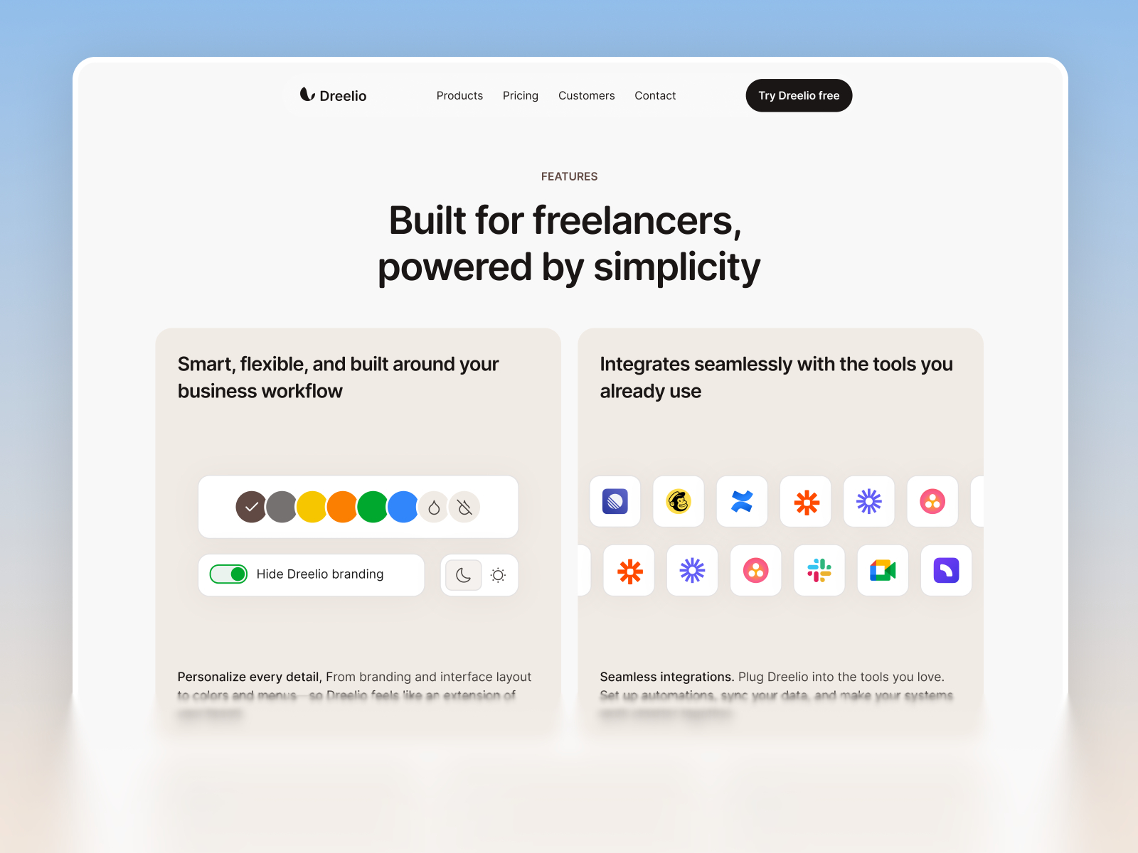 极简现代 SaaS 产品官网设计灵感，SaaS、落地页 Framer 网站模板详情图 3