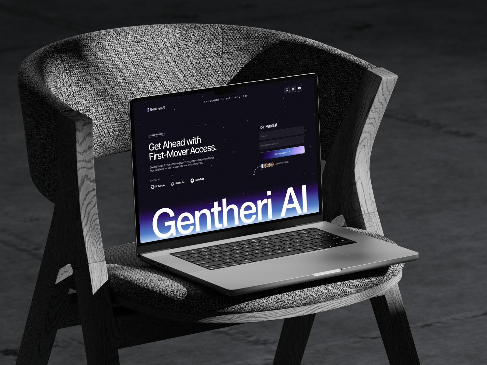 高级暗黑现代 AI 产品官网设计灵感，人工智能、SaaS Framer 网站模板详情图 1