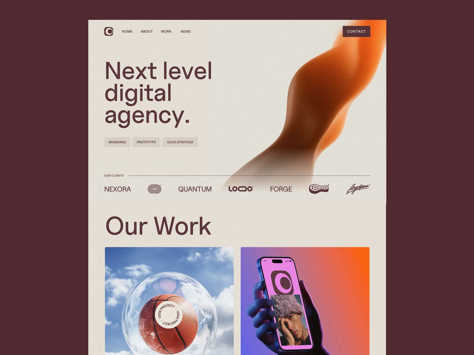 现代网格布局创意机构官网设计灵感，SaaS、设计工作室 Framer 网站模板详情图 2