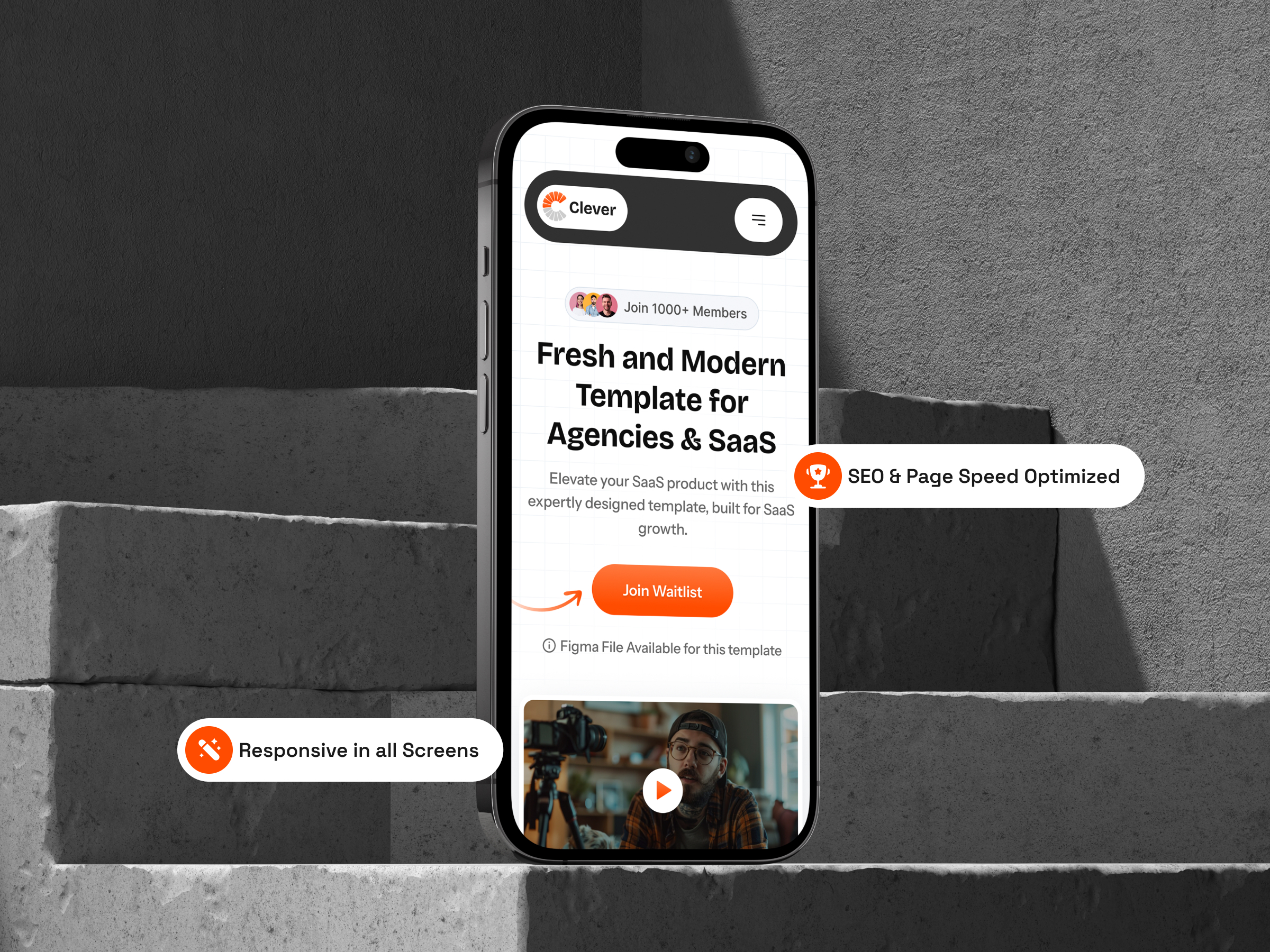 现代 SaaS 产品官网设计灵感，SaaS、设计工作室 Framer 网站模板详情图 3
