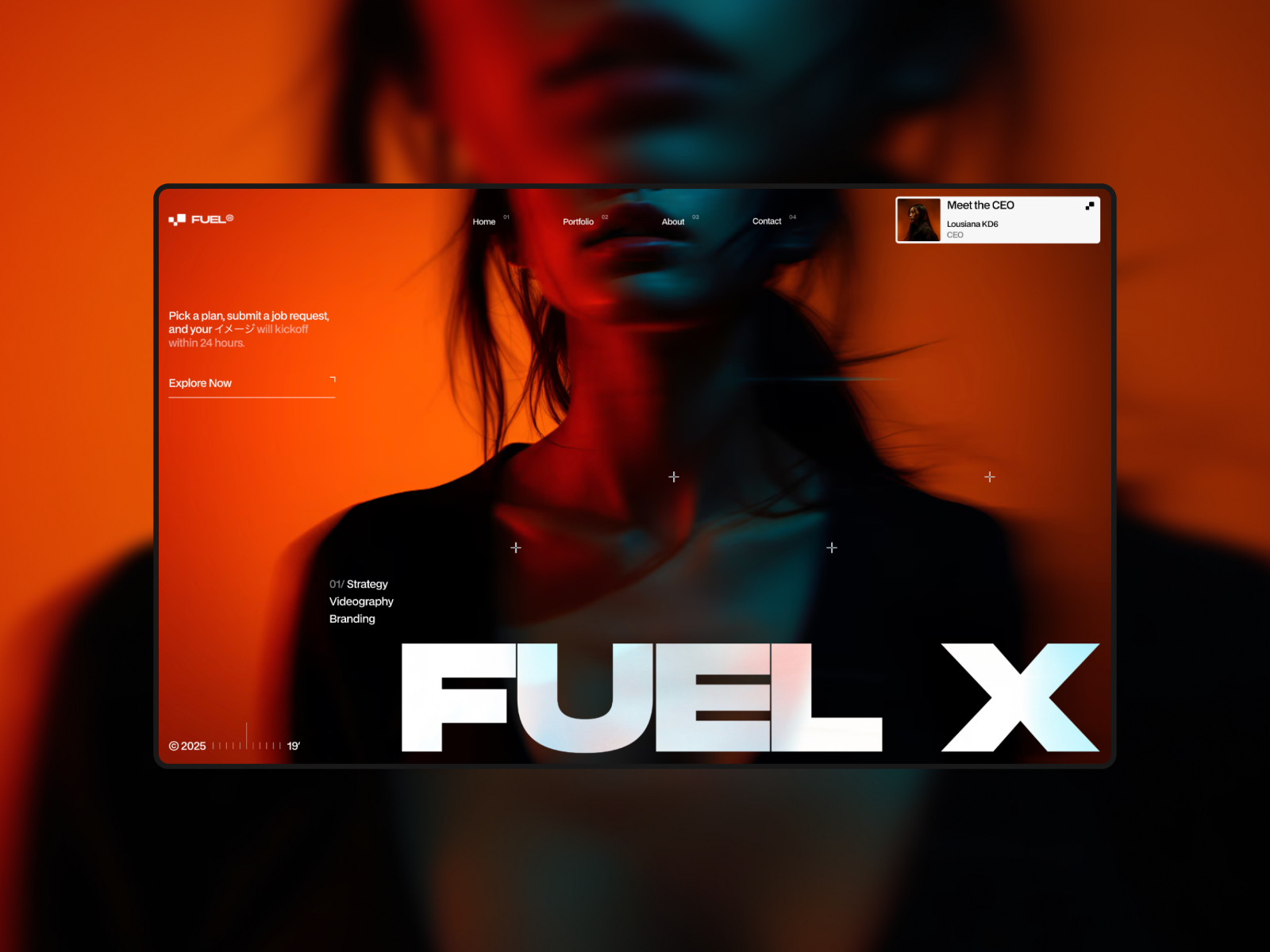 现代动效创意机构官网设计灵感，设计工作室、作品集 Framer 网站模板详情图 2