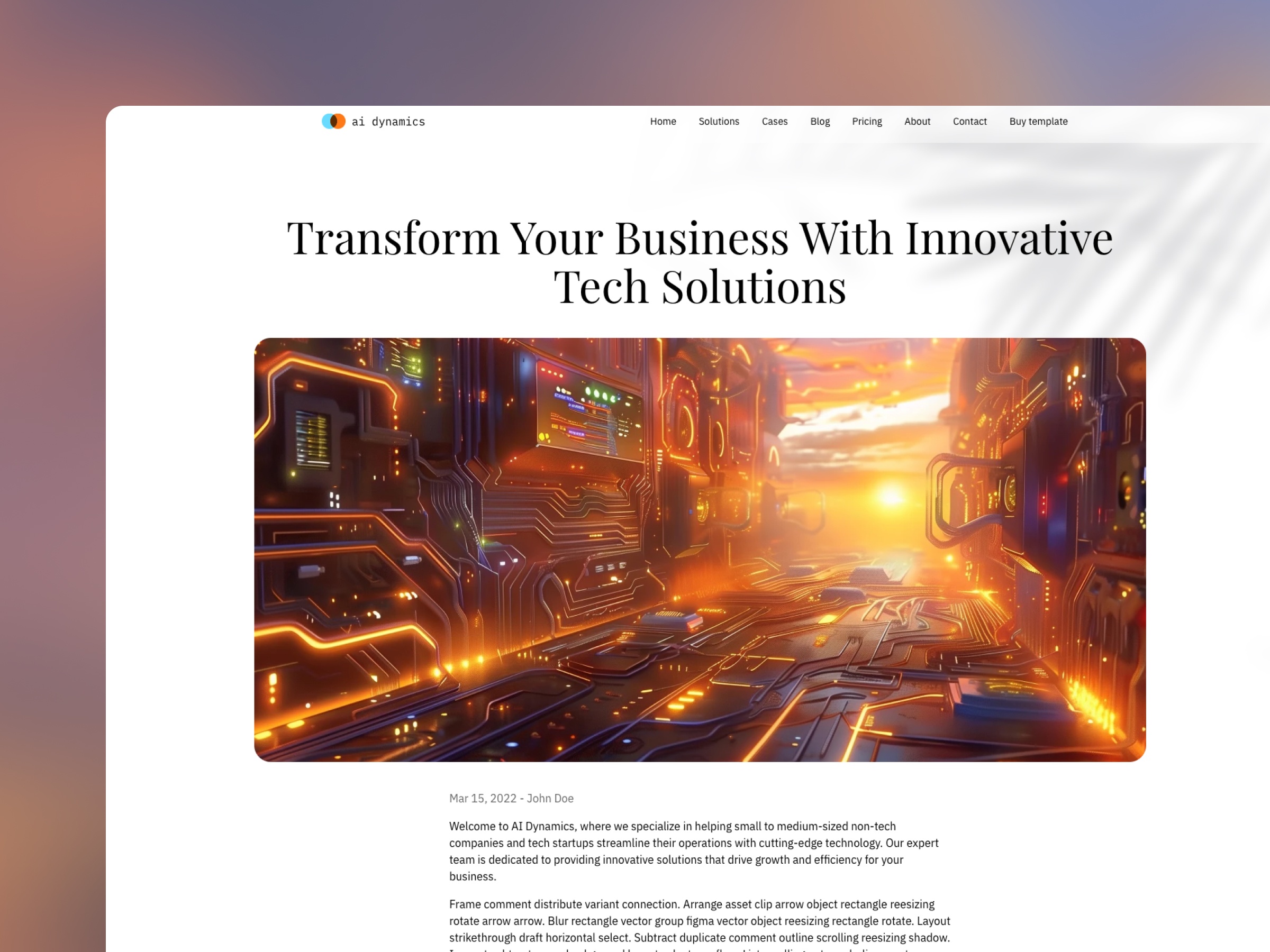 SaaS 产品官网设计灵感，SaaS、设计工作室 Framer 网站模板详情图 3