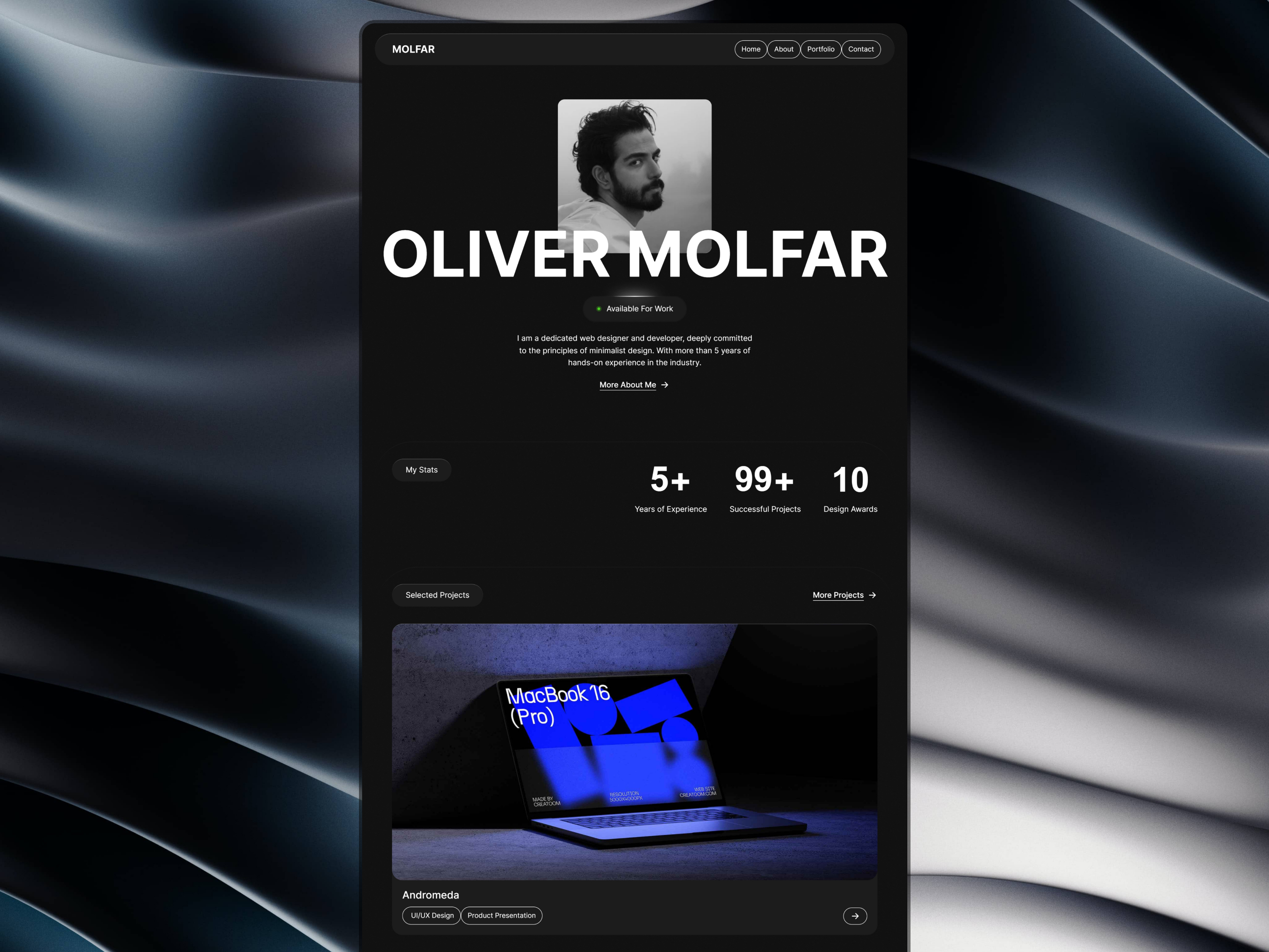 动效作品集网站设计灵感，设计工作室、作品集 Framer 网站模板封面图
