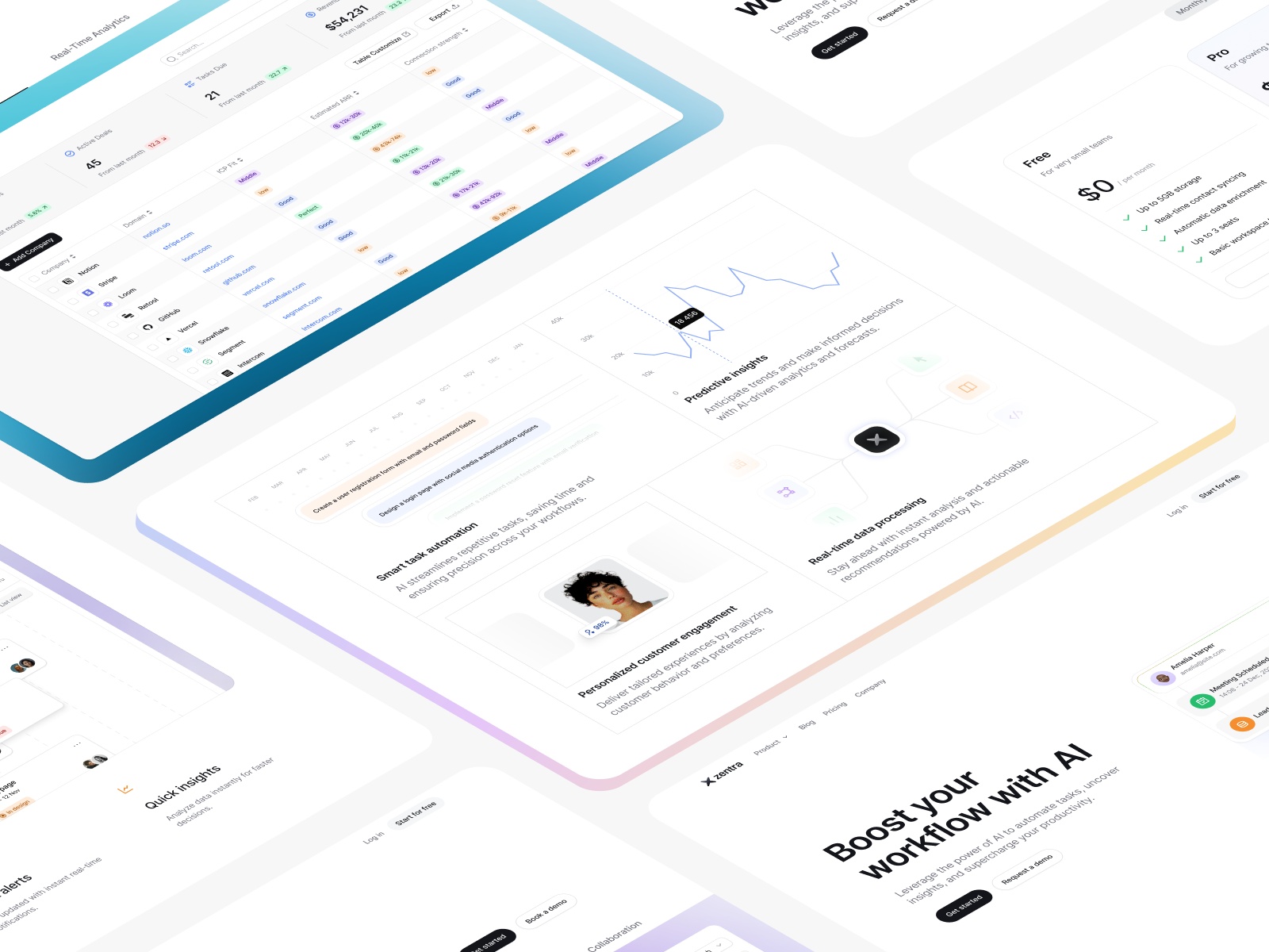 AI 产品官网设计灵感，人工智能、SaaS Framer 网站模板详情图 1