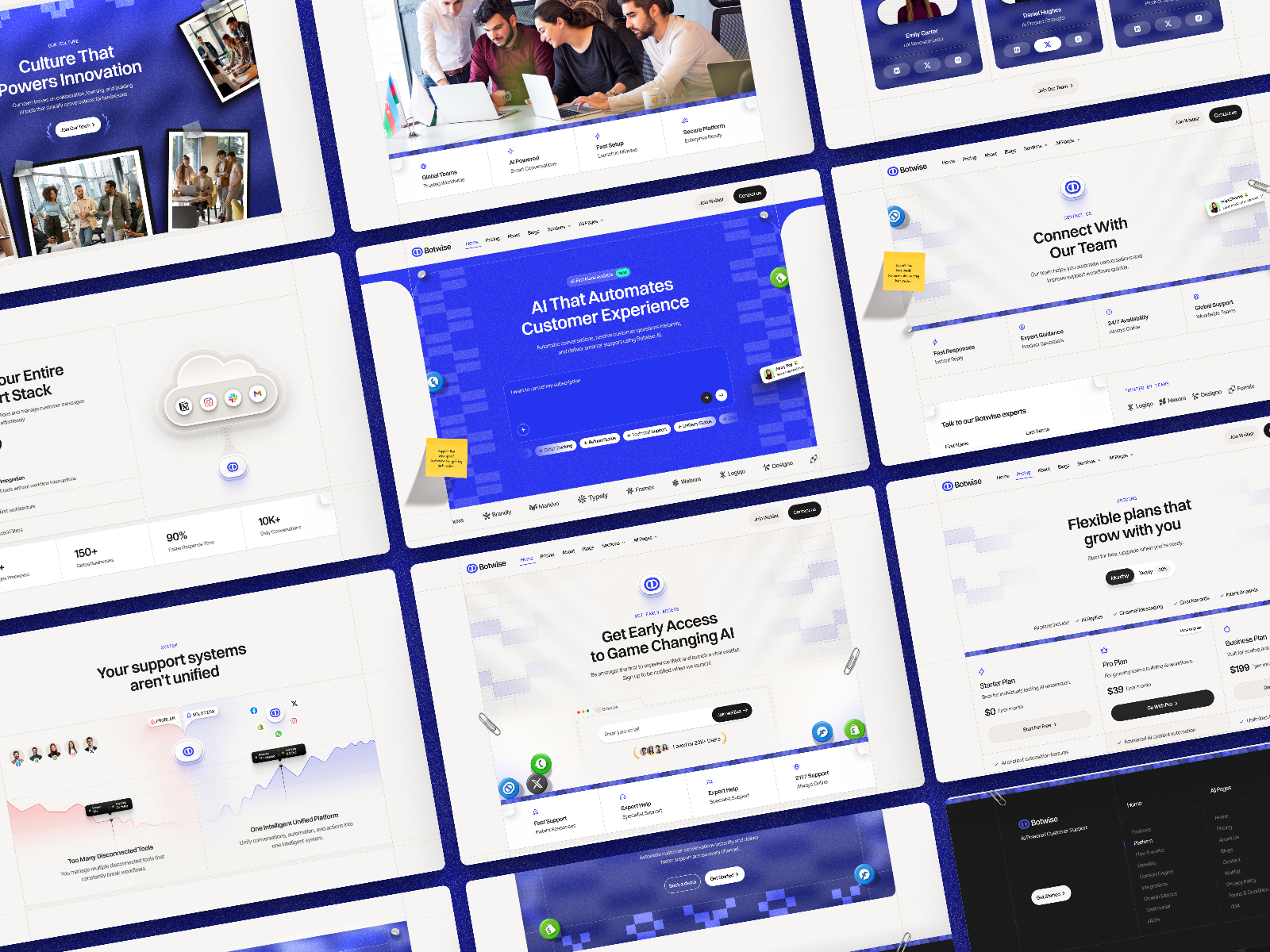 现代专业 AI 产品官网设计灵感，人工智能、SaaS Framer 网站模板详情图 3