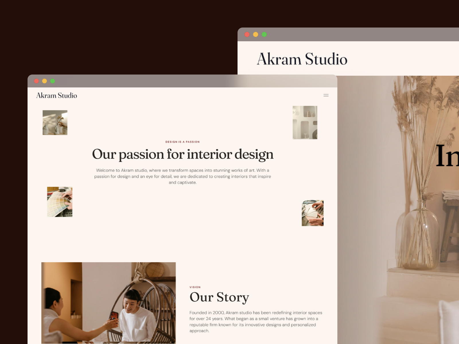 创意机构官网设计灵感，设计工作室、作品集 Framer 网站模板详情图 2