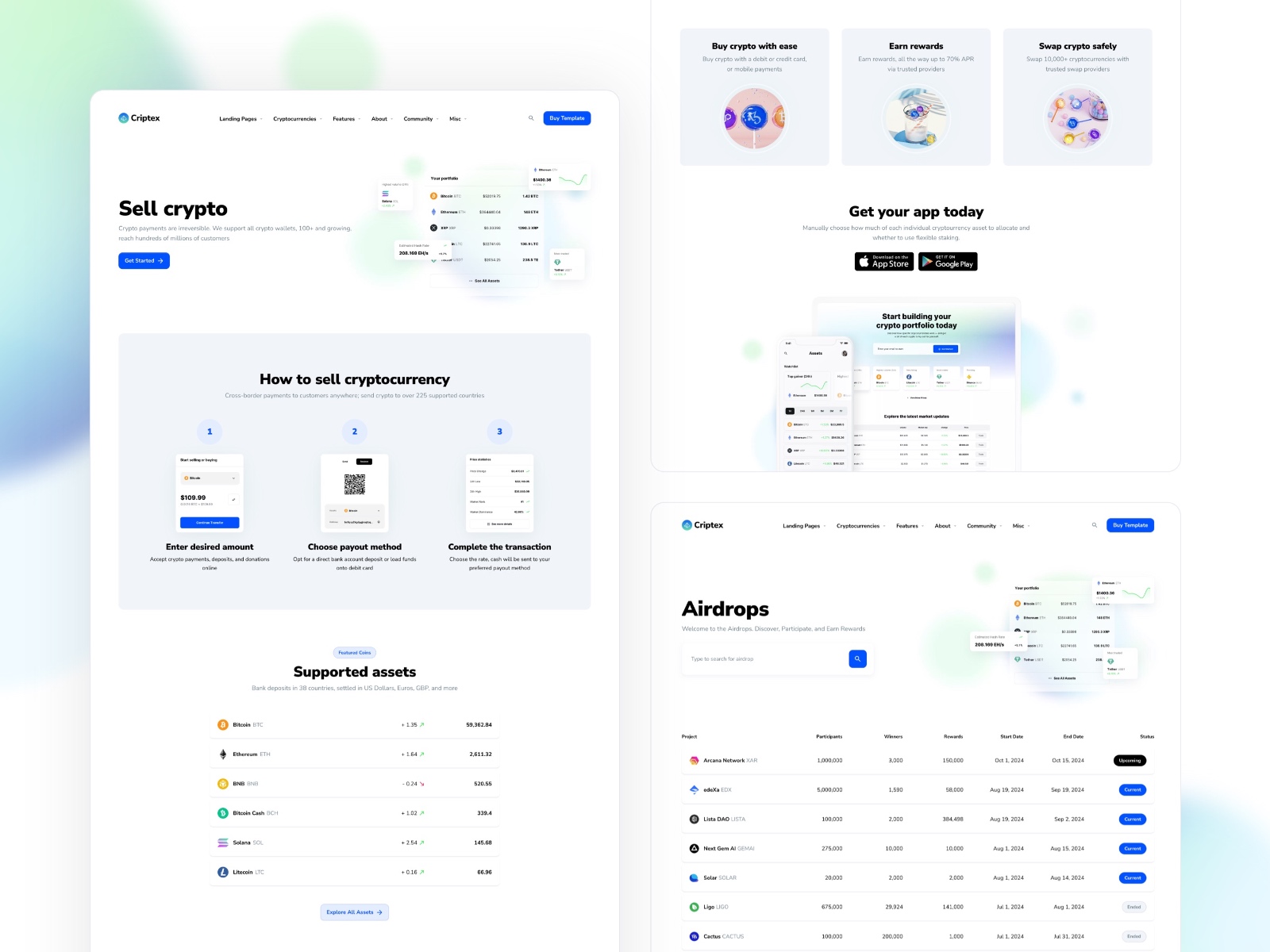 现代专业 Web3 项目官网设计灵感，Web3、SaaS Framer 网站模板详情图 3