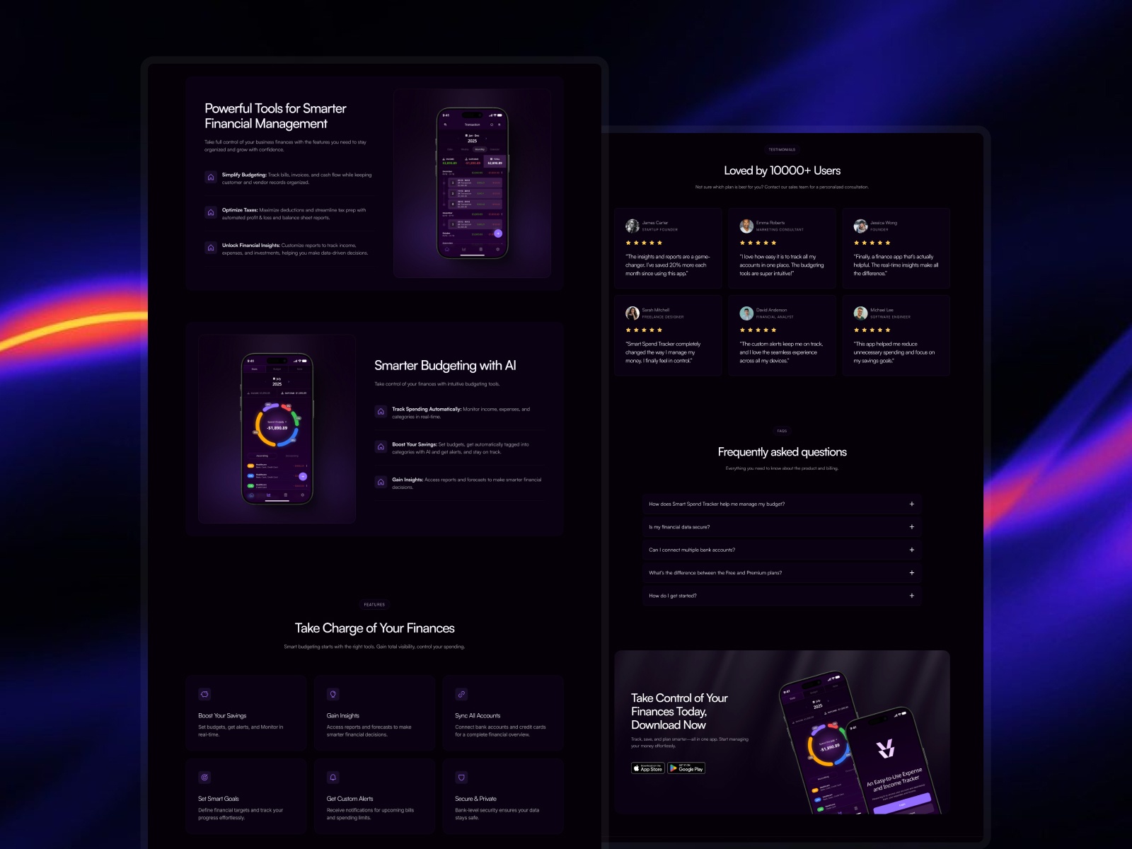 专业动效 AI 产品官网设计灵感，人工智能、金融科技 Framer 网站模板详情图 2