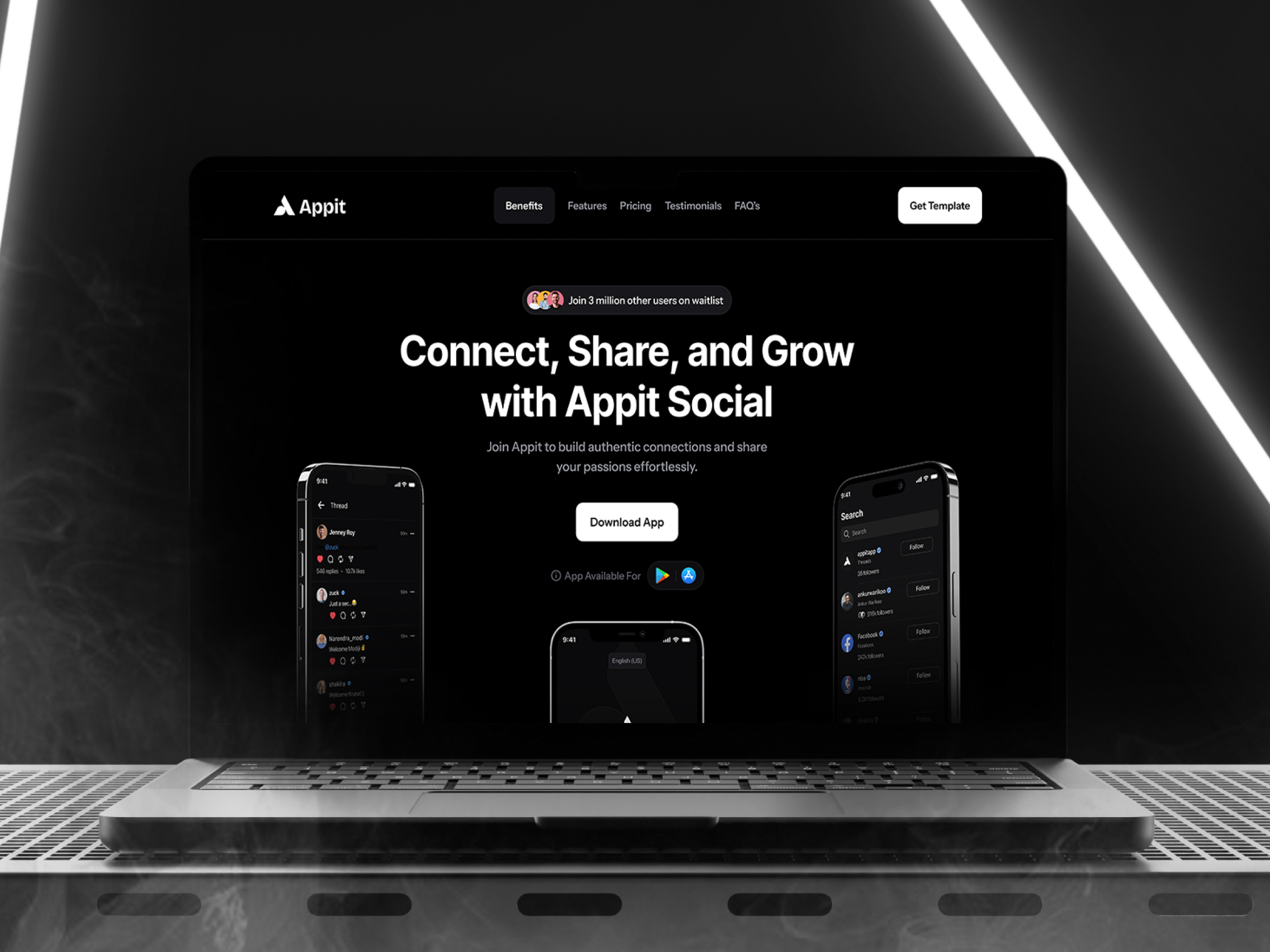 SaaS 产品官网设计灵感，SaaS、落地页 Framer 网站模板详情图 1