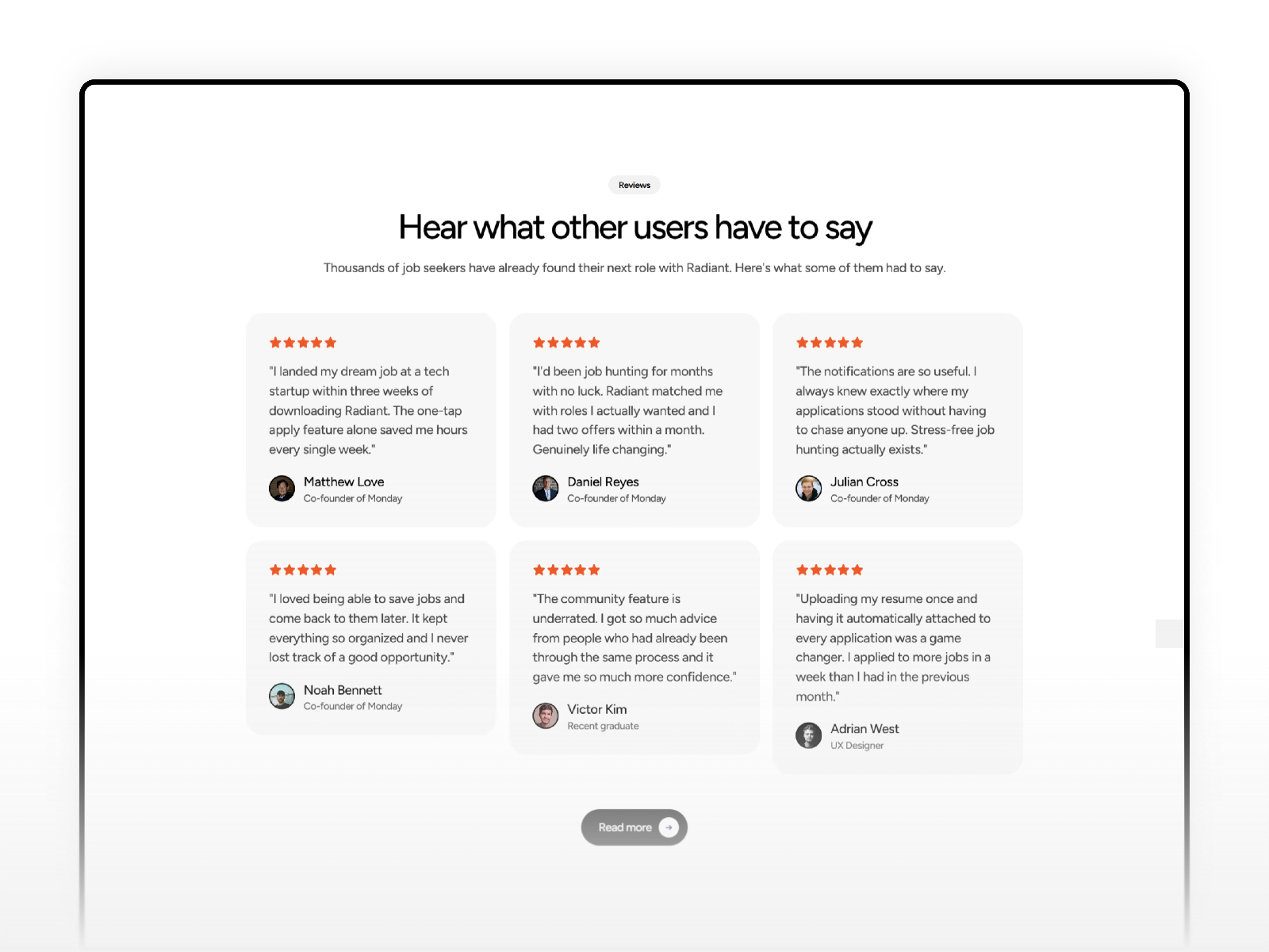 现代专业 SaaS 产品官网设计灵感，SaaS、落地页 Framer 网站模板详情图 3