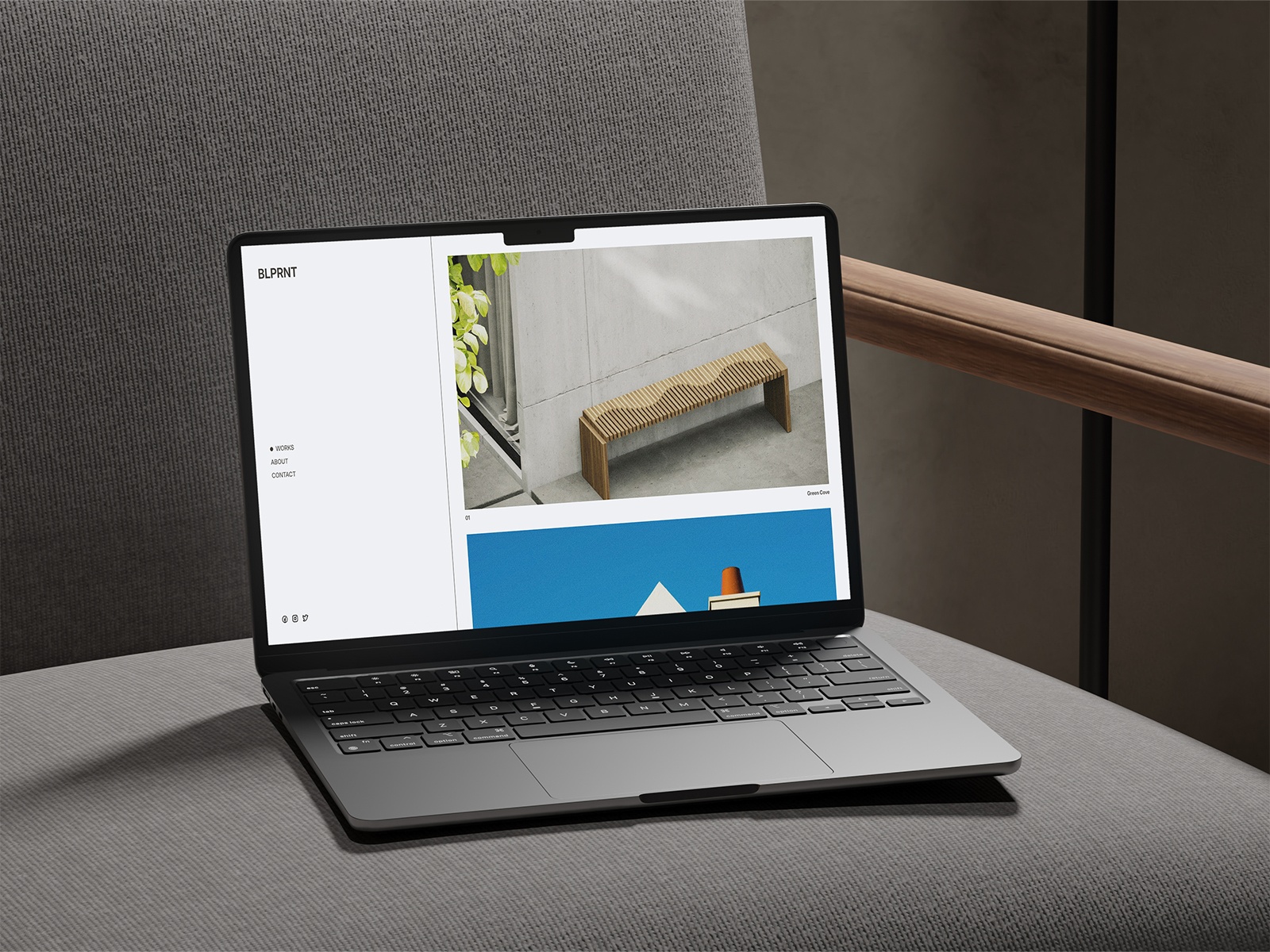 极简现代作品集网站设计灵感，房地产、建筑空间 Framer 网站模板详情图 1